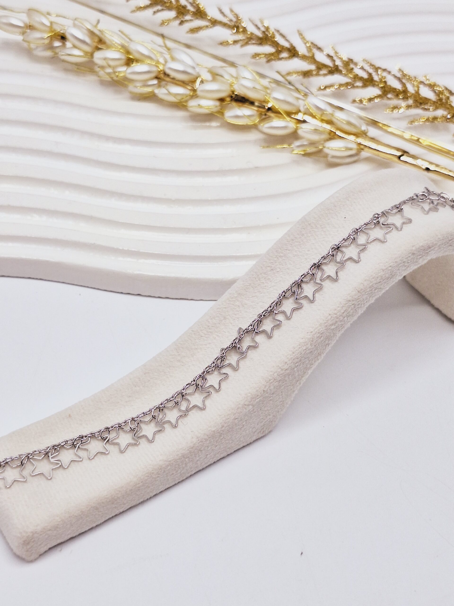 پابند طرح آویز ستاره ای آبکاری رادیوم