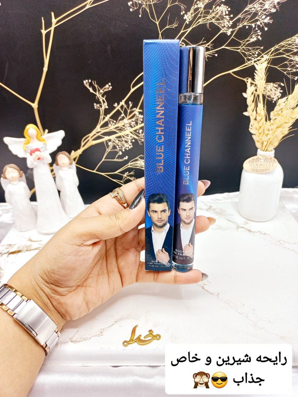 ادکلن مردانه بلو چنل BLUE CHANNEEL 35 ml استوانه ای کد 2224