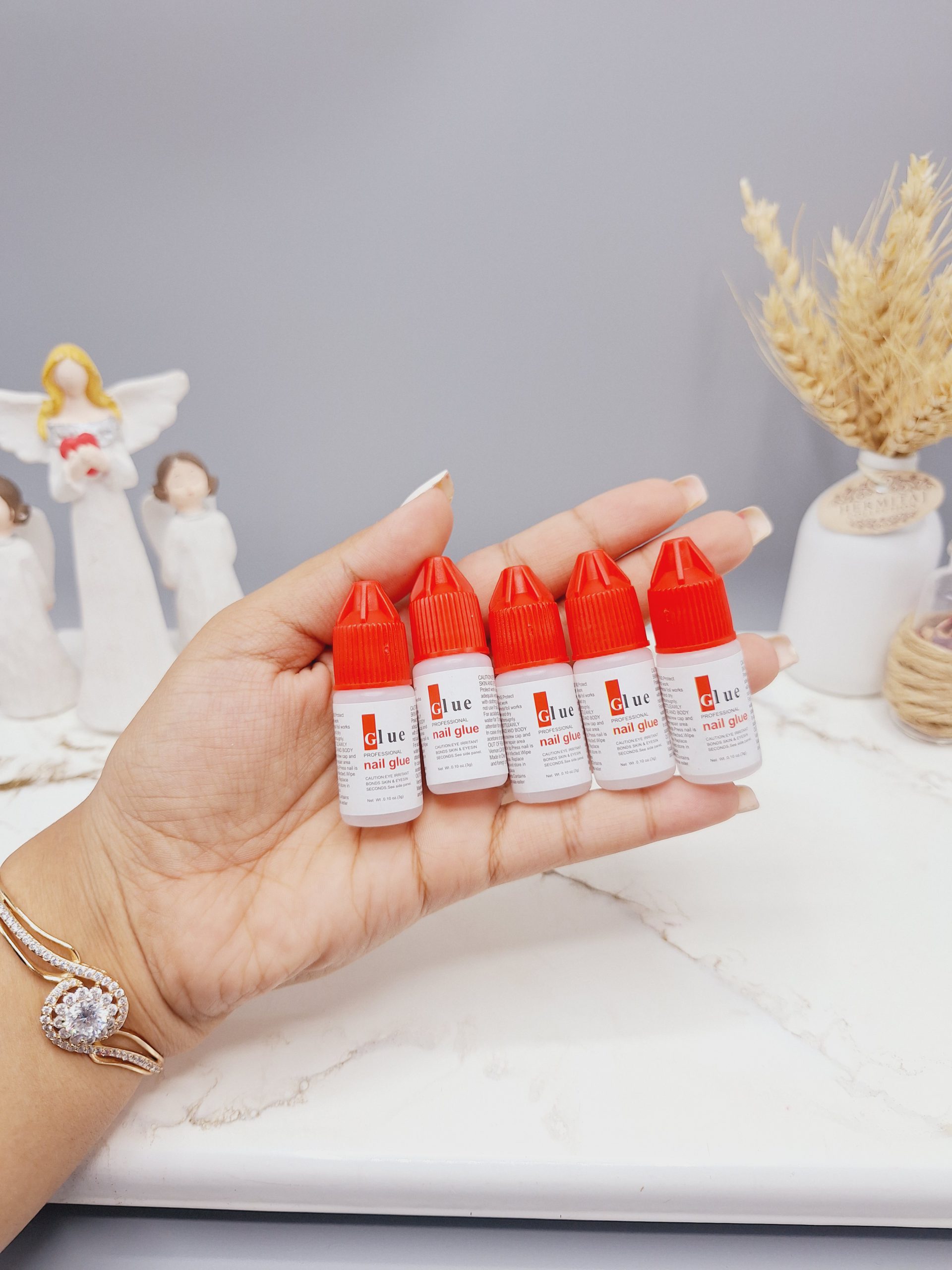 پک 5 عددی چسب ناخن Nail Glue کد B52A