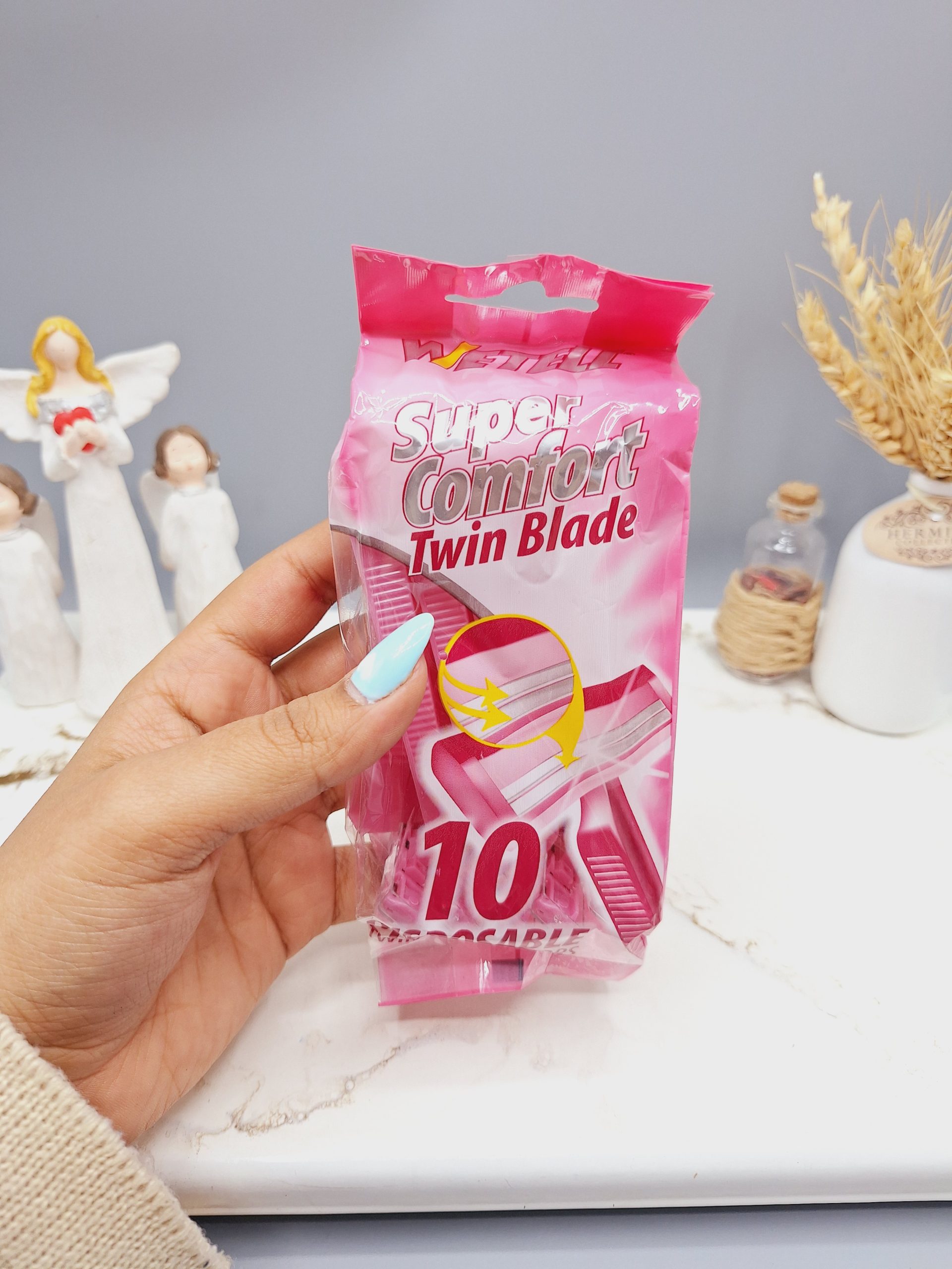 پک 10 تایی ژیلت بانوان 2 لبه کد WT201903