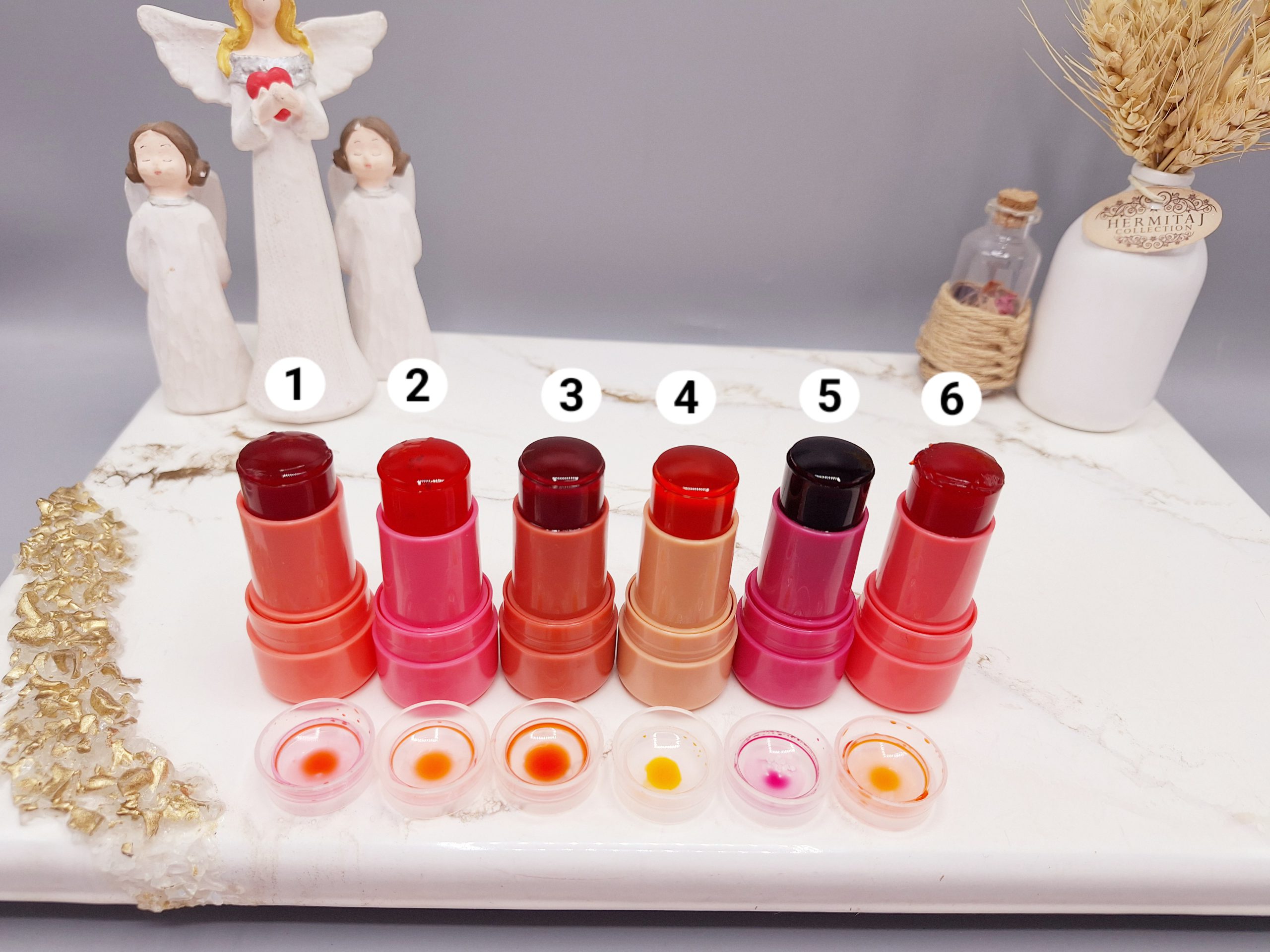 تینت ژله ای لب و گونه جادویی با کيفيت طرح کیتی برند Mlundo کد 8050043