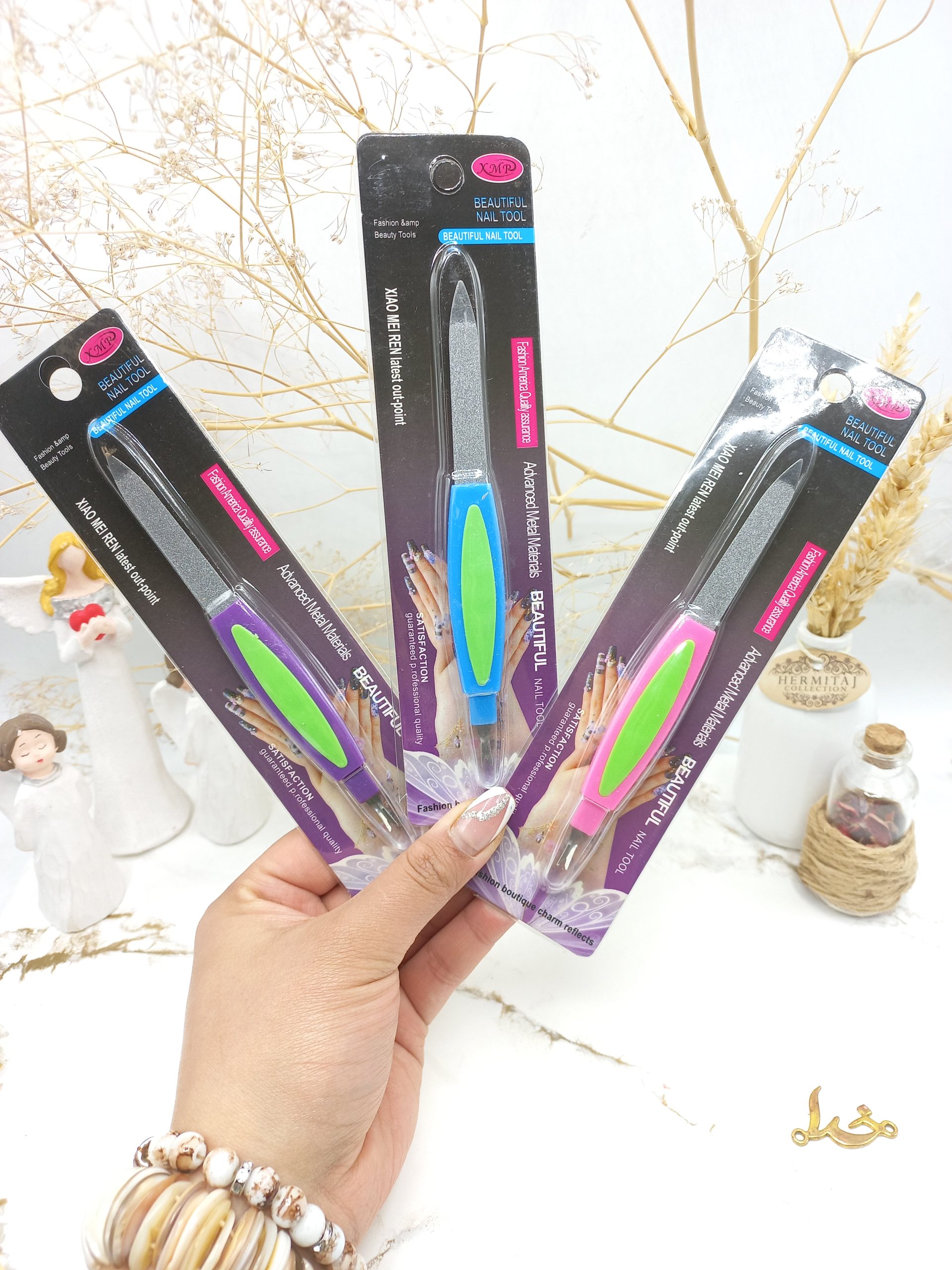 سوهان و گوشه گیر ناخن بیوتی فول BEAUTIFUL جعبه (مشکی)