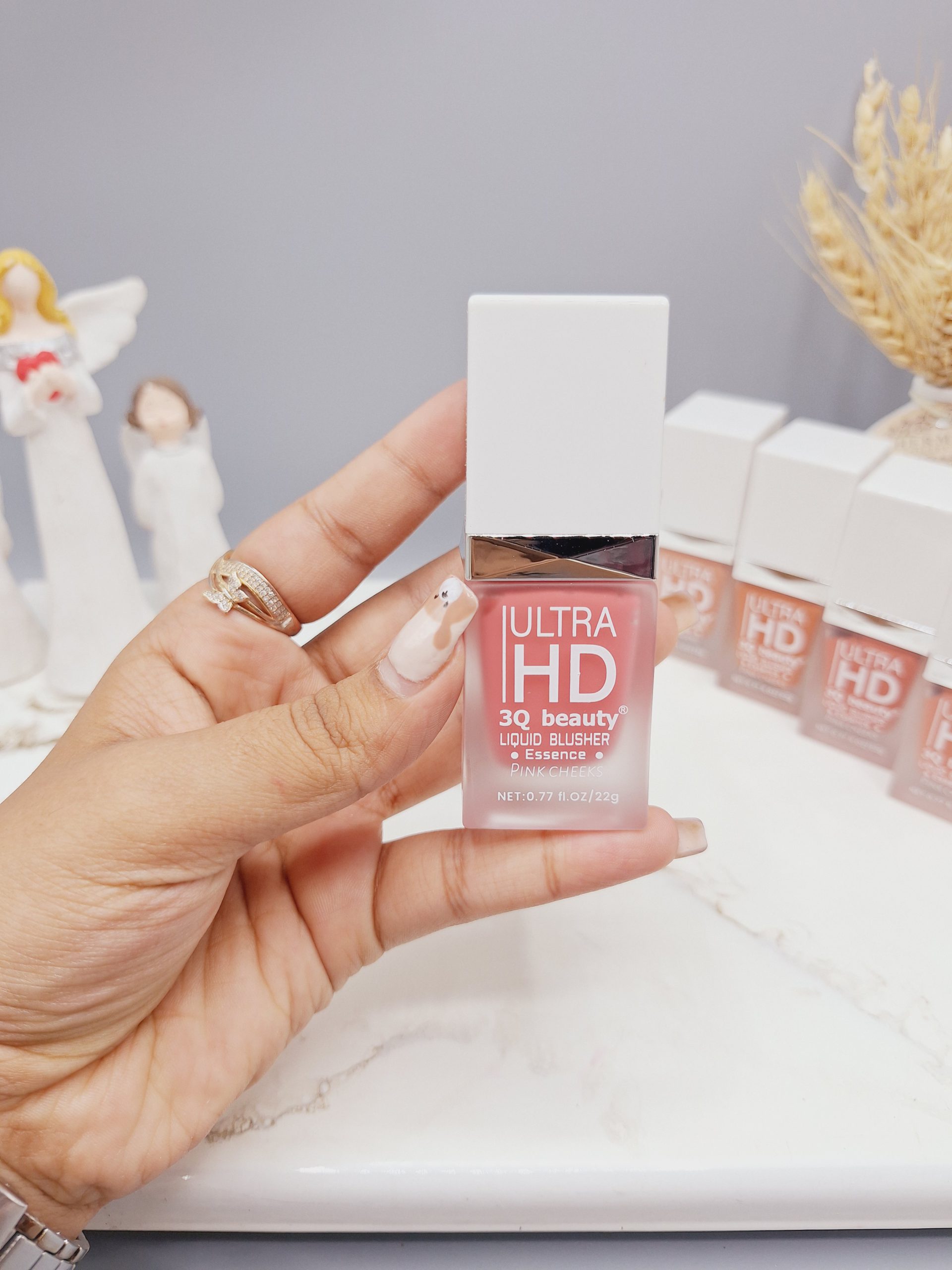 رژ گونه مایع کیفیت عالی برند 3Q کد  BL_018