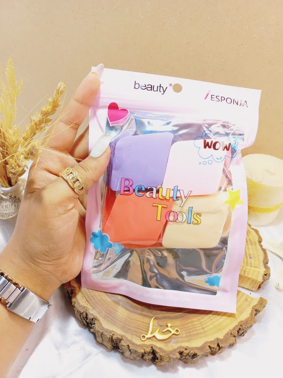 پد آرایشی 4 تکه لوزی Beauty Tools | پخش عمده