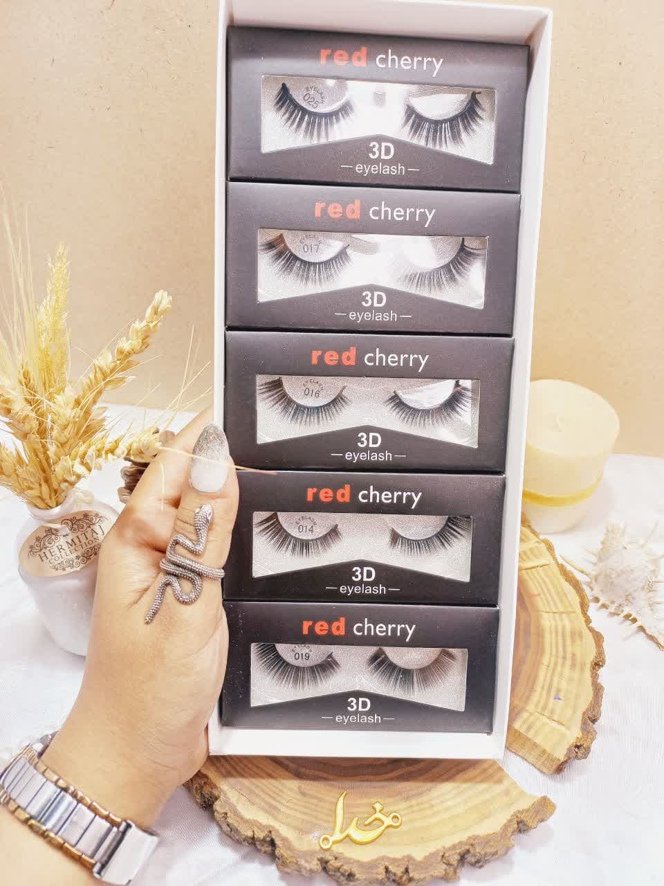 مژه مصنوعی RED CHERRY 3D EYELASH کد JM531