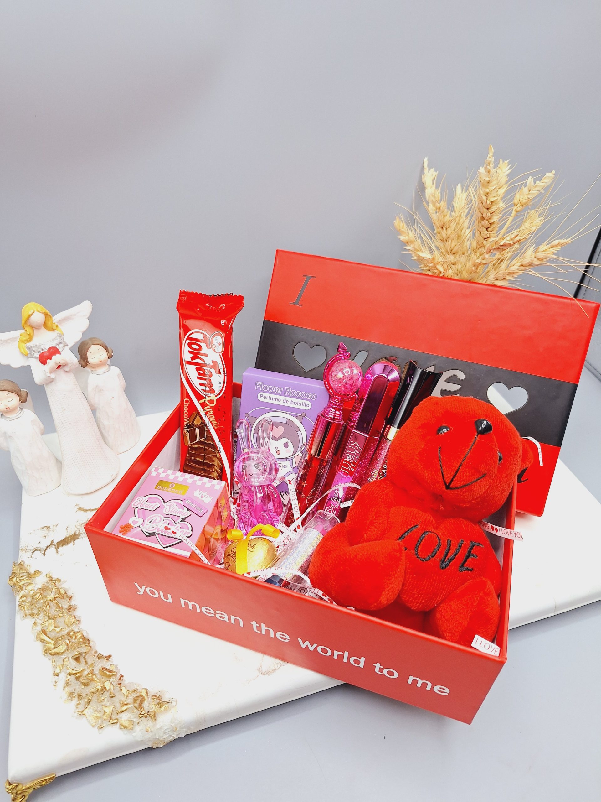 باکس کادویی ولنتاین زنانه شیک مدل چهارم