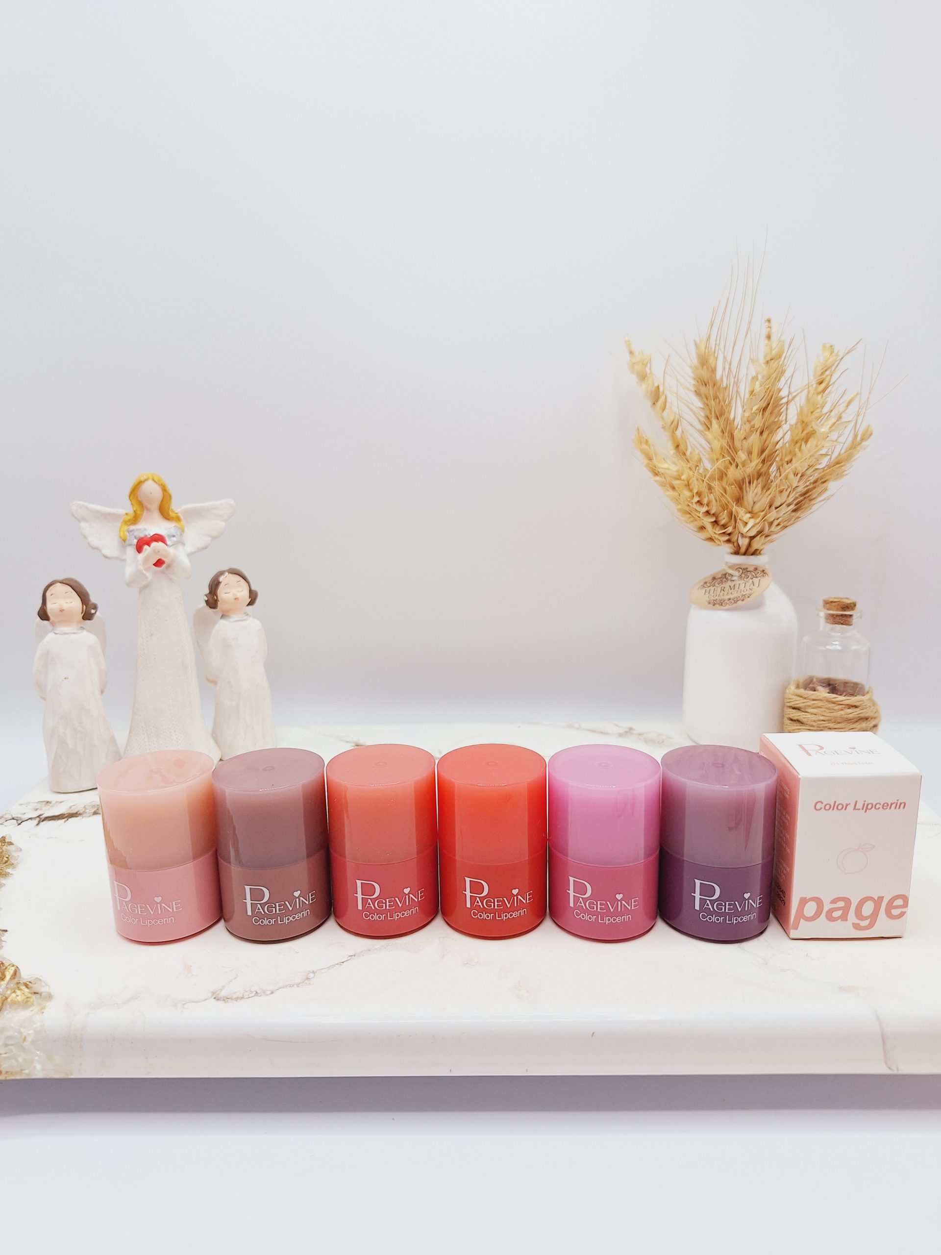 لیپ گلاس ژله ای خیس کره ای برند PAGEVINE کد P0306