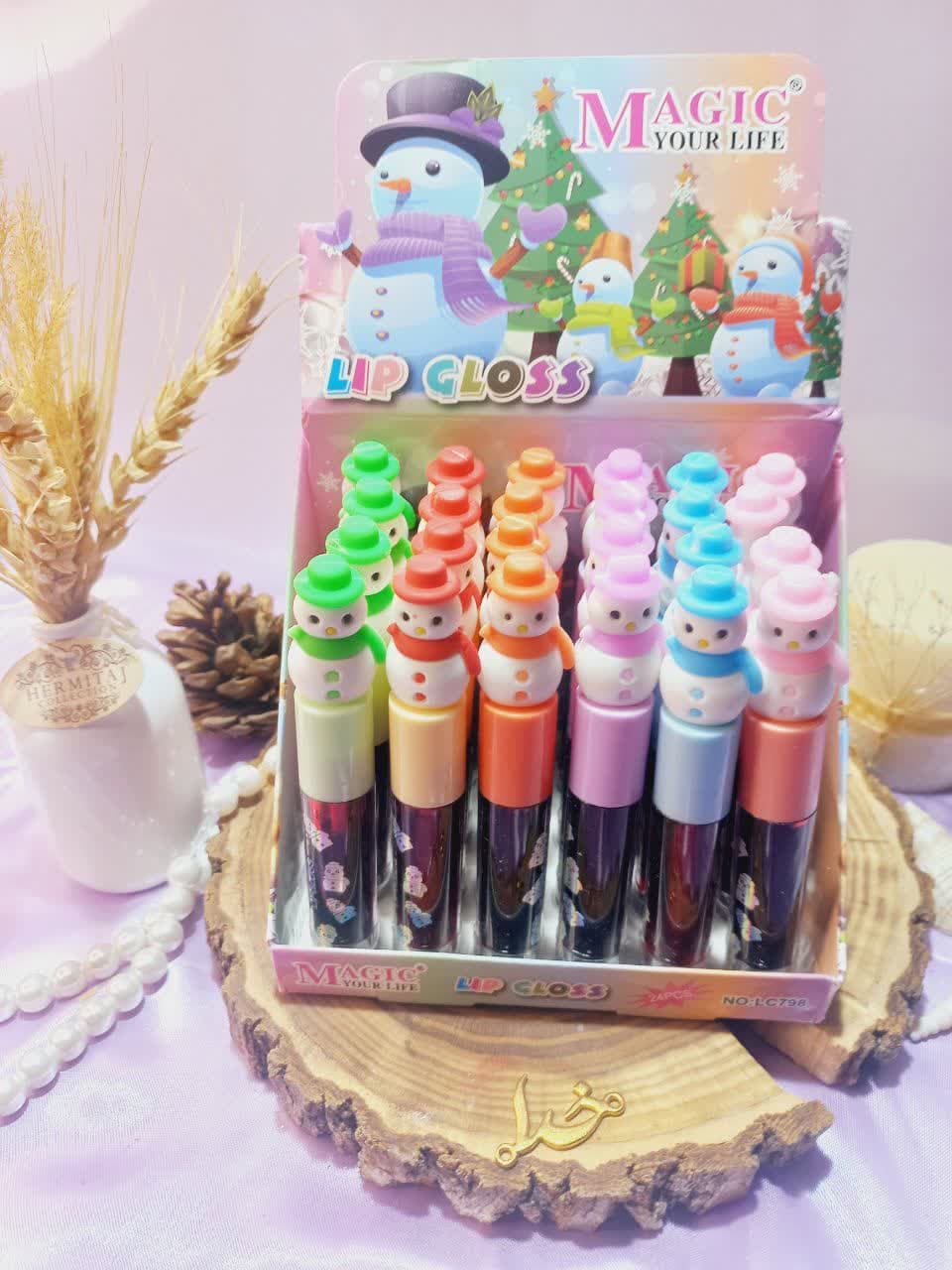 تینت لب طرح آدم برفی برند مجیک MAGIC کد LC798