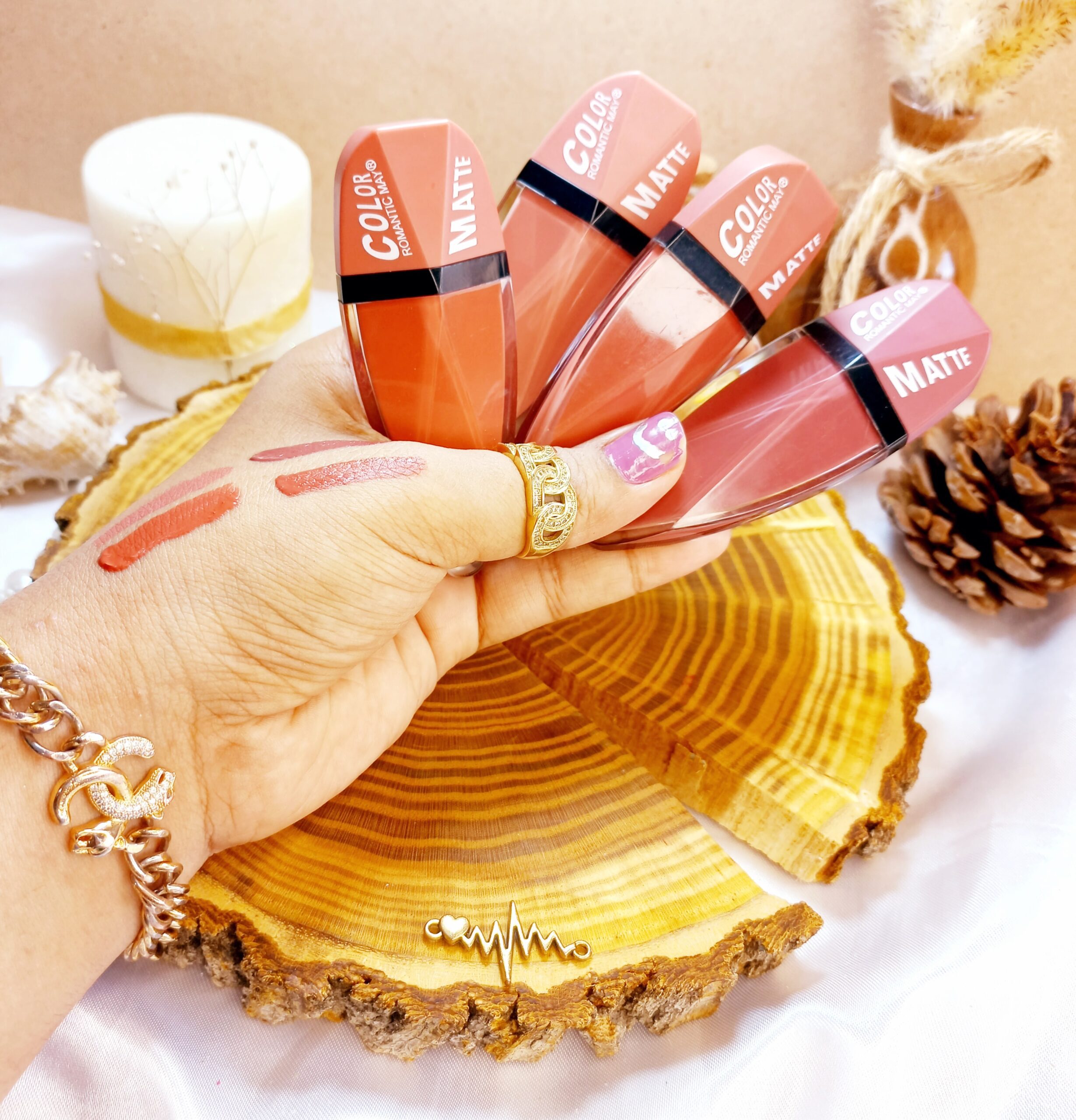 رژ لب مایع رمانتیک کد800 ROMANTIC MAY | پخش عمده