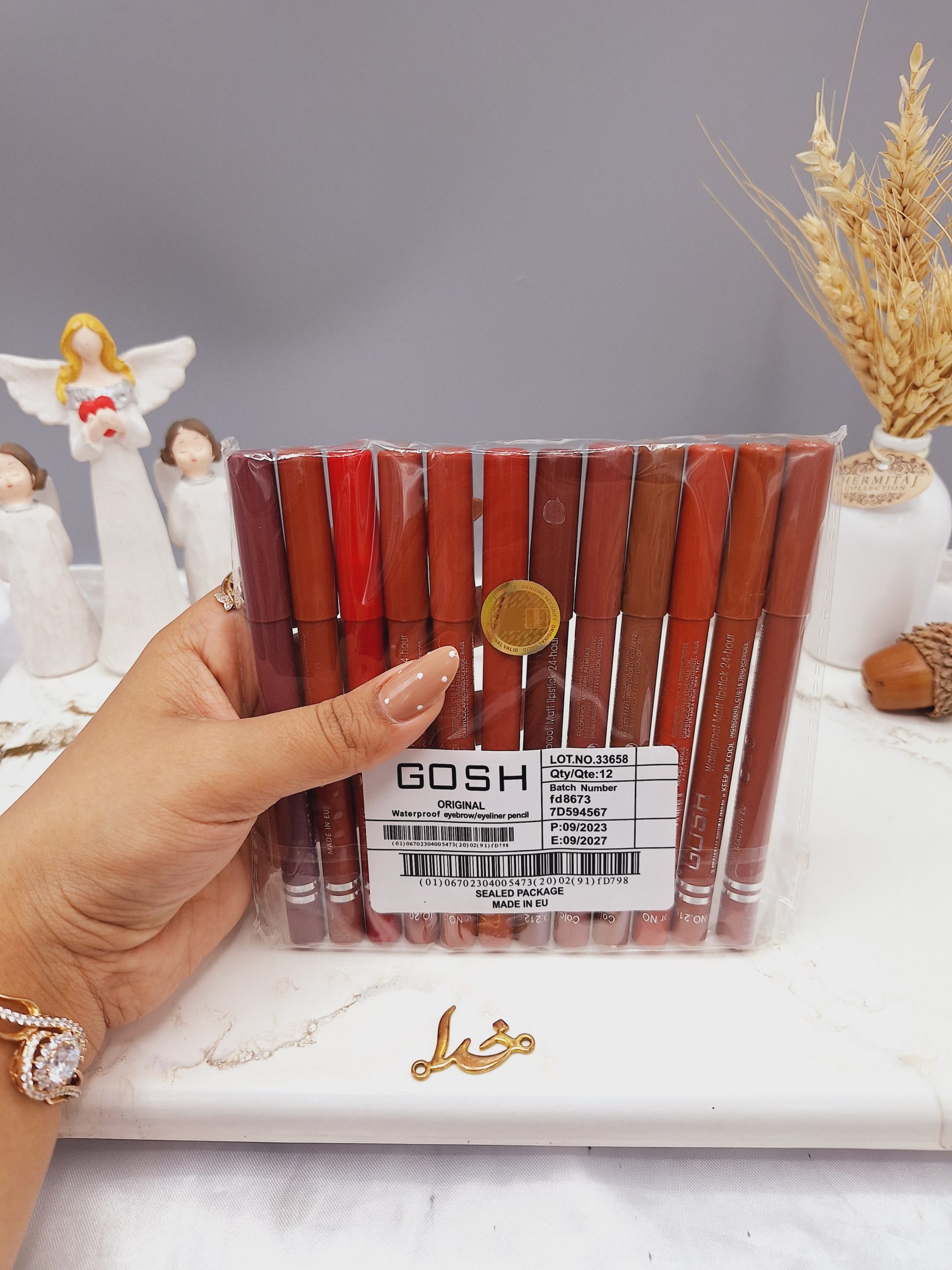 رژ مدادی بدون تراش اصلی برند گاش GOSH کد 33658