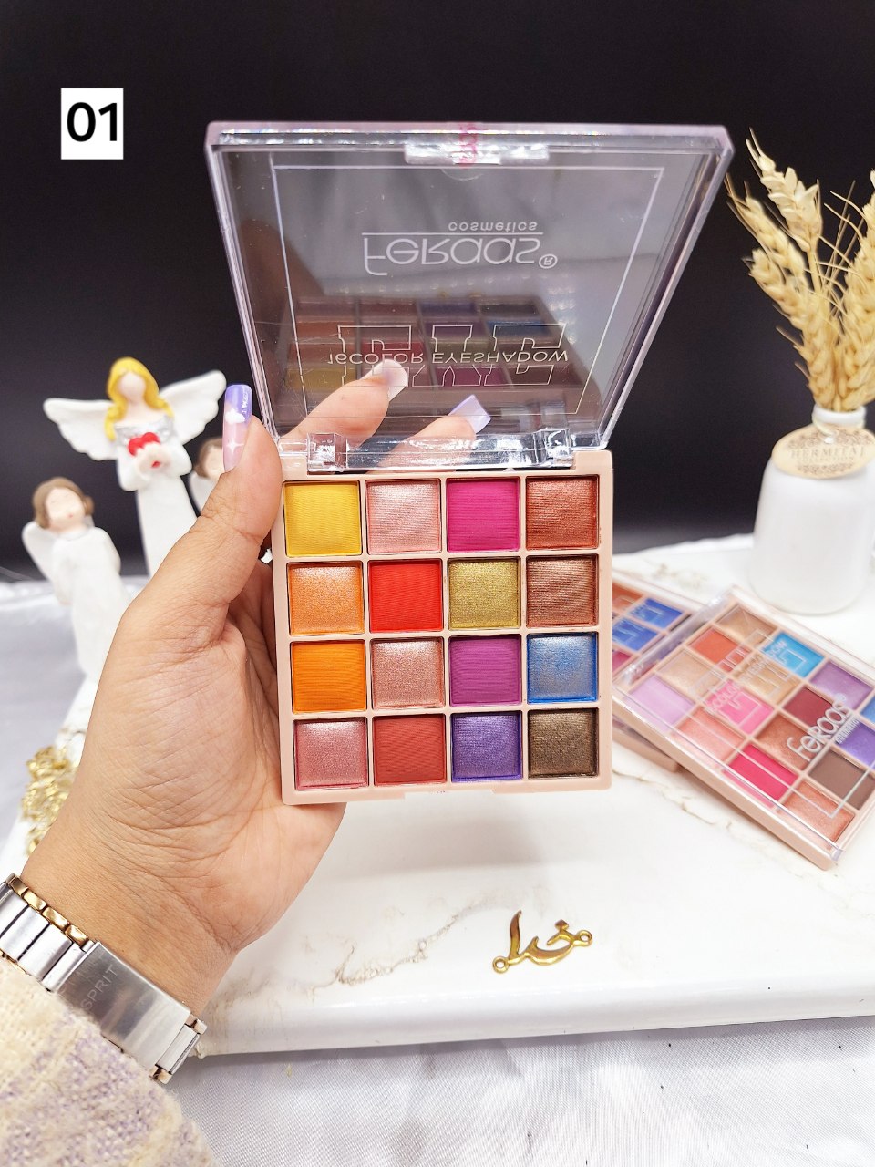 پالت سایه چشم میکاپ 16 رنگ Feraas کد FR2023_1