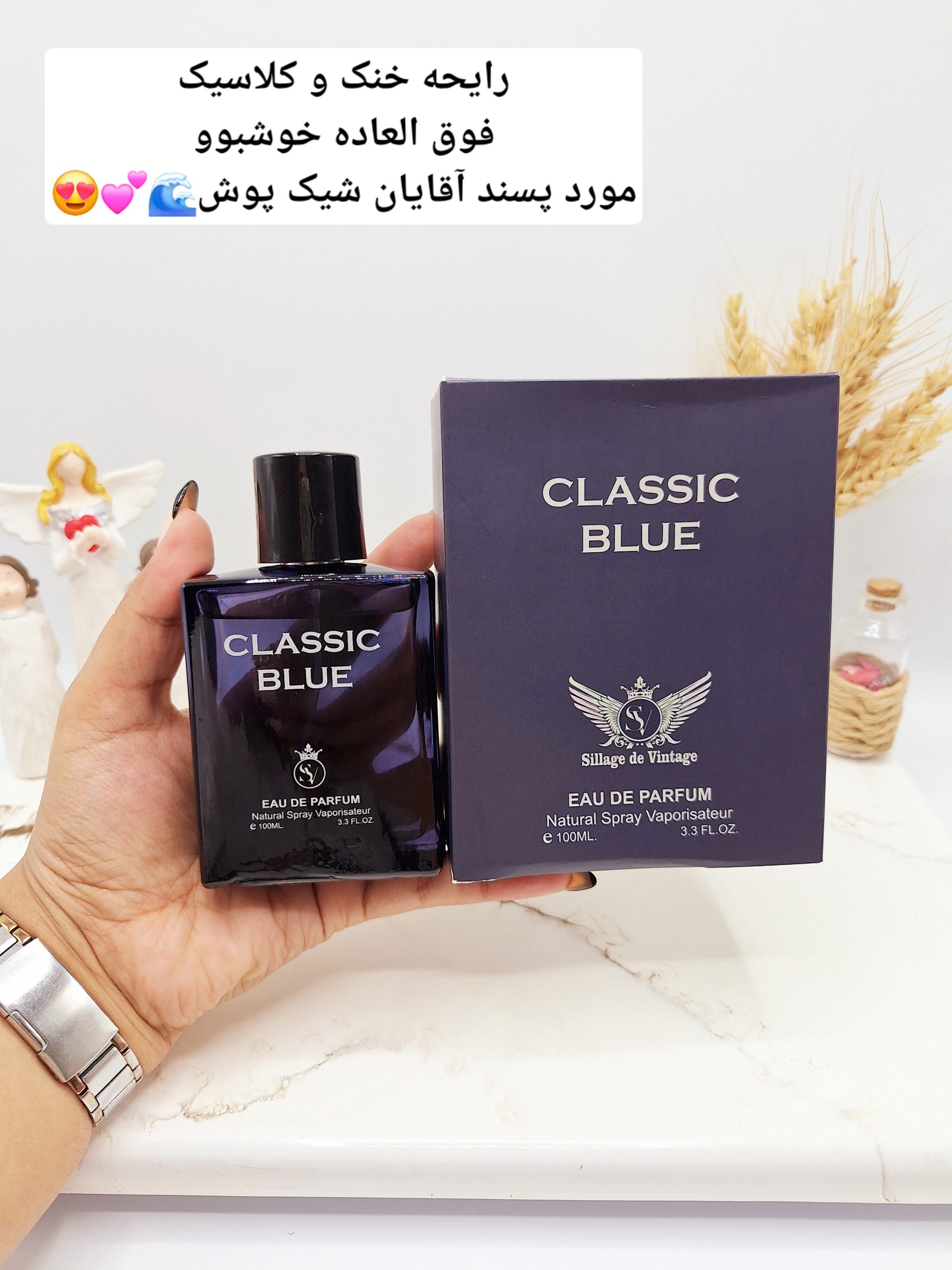 ادکلن مردانه CLASSIC BLUE حجم 100 میل کد 0501