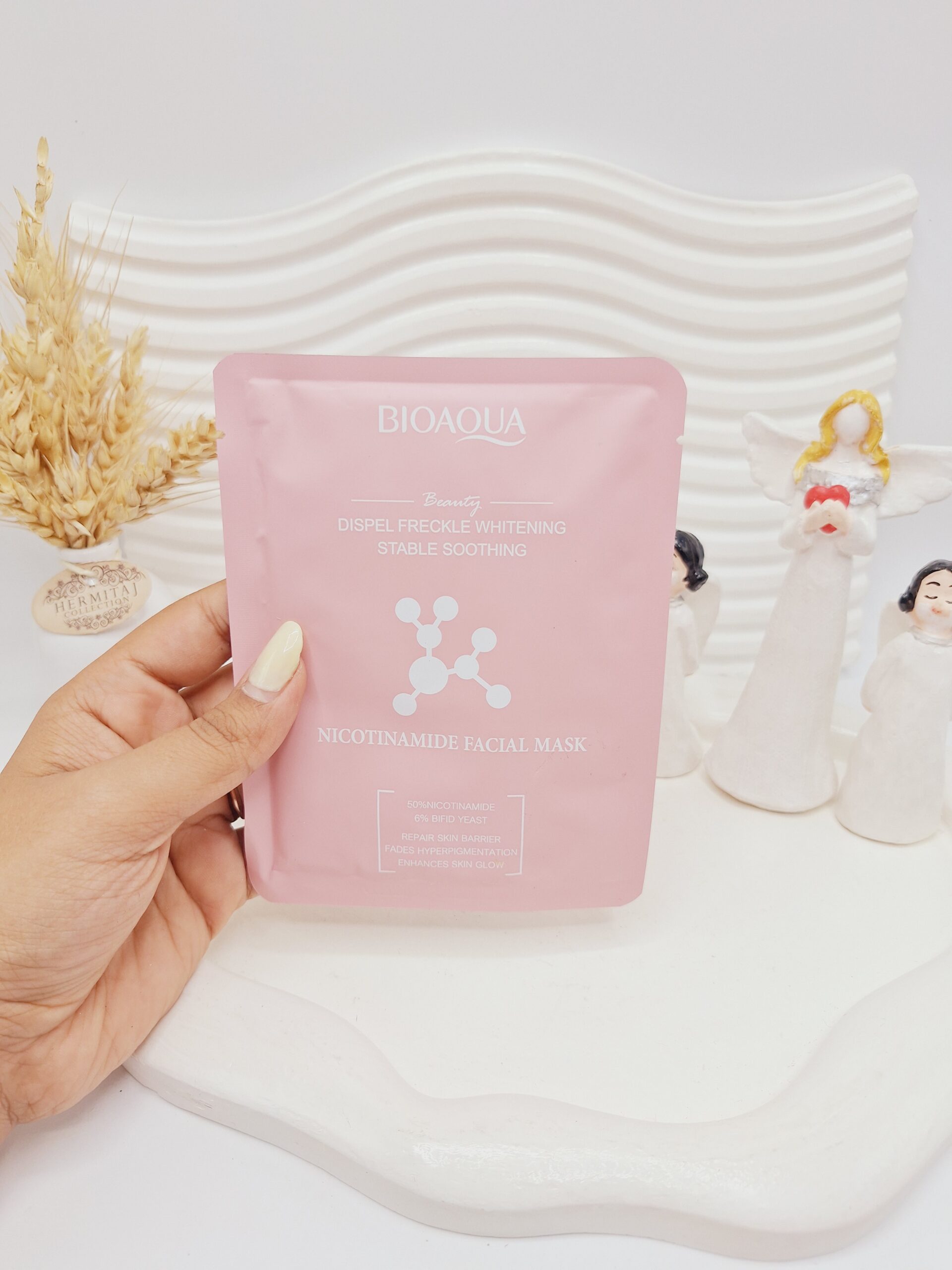 ماسک ورقه ای نیکوتین آمید ضد لک و روشن کننده کد 8145