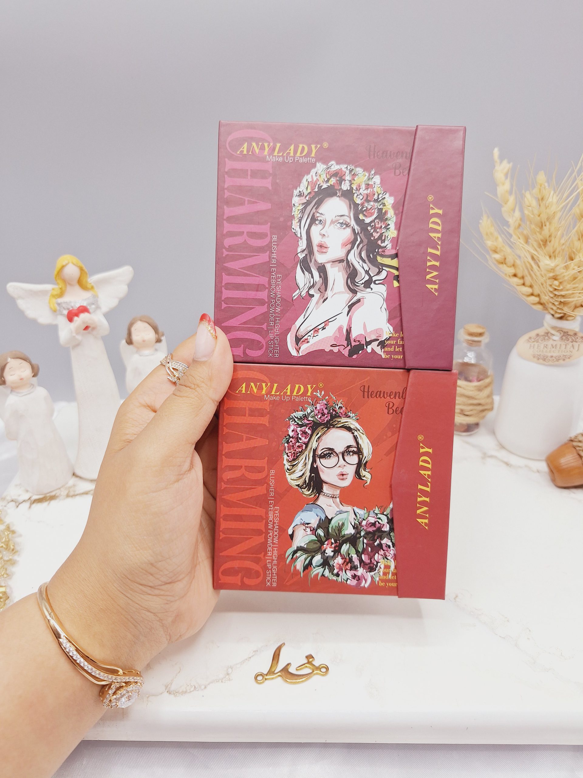 پالت سایه کوچک طرح دختر زیبا برند ANALIDI کد8658F1