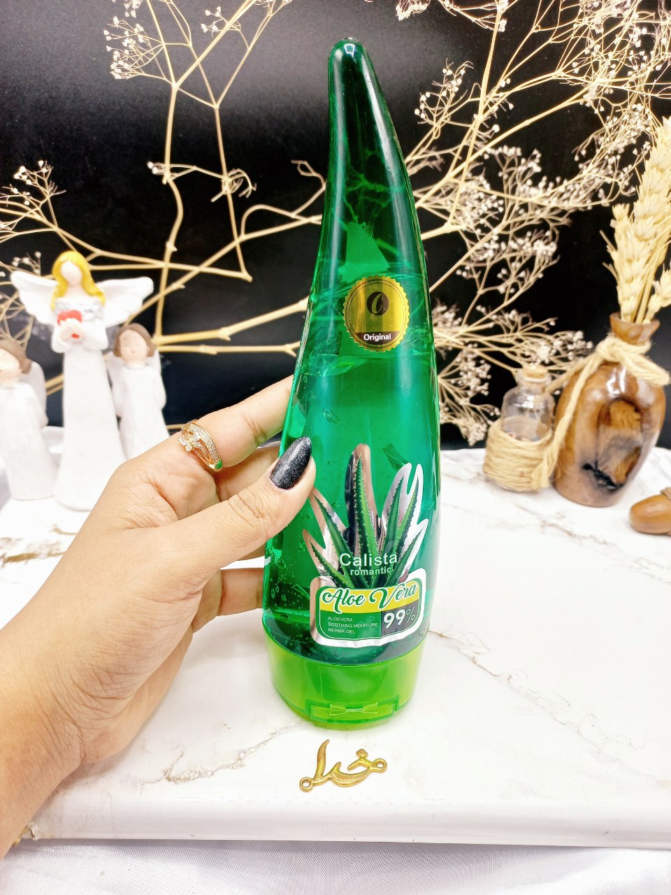 ژل آلوئه ورا شاخکی آبرسان پوست 99درصد برند کالیستا Calista کد po88