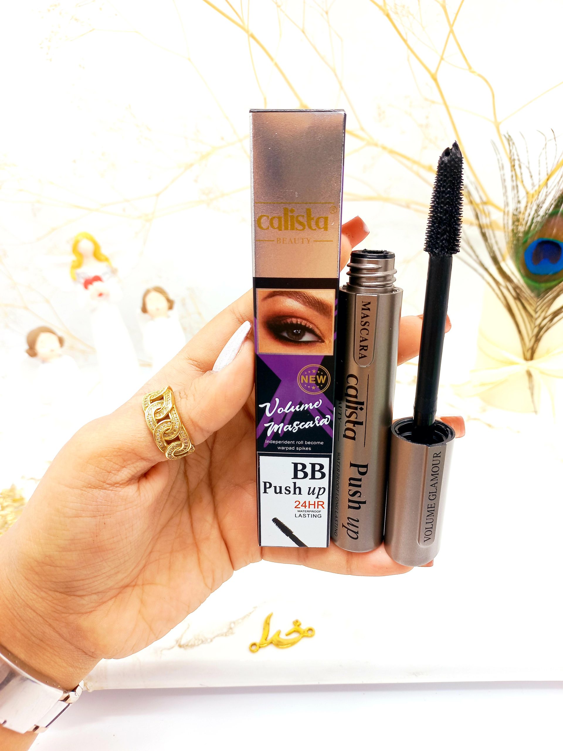 ریمل حجم دهنده اصلی کالیستا ( پوکه نقره ای ) | Calista Mascara کد 0312