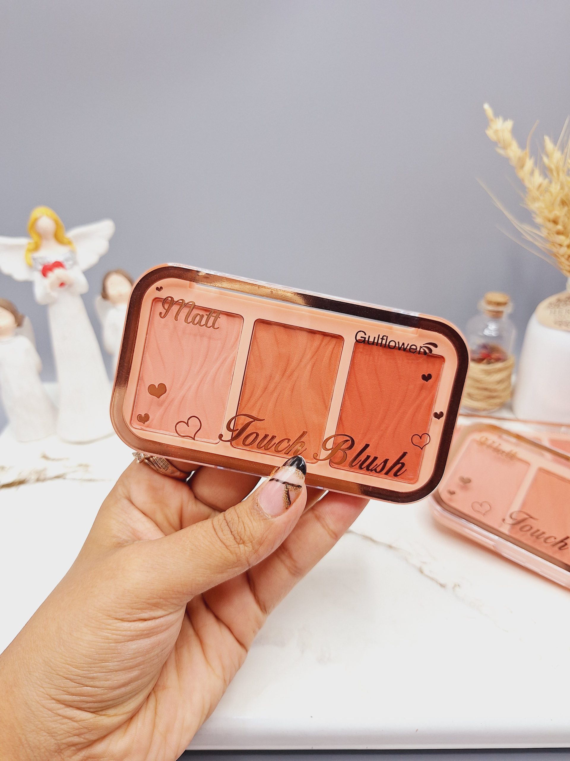 پالت رژ گونه 3 رنگ GulfloweⓇ کد GF259