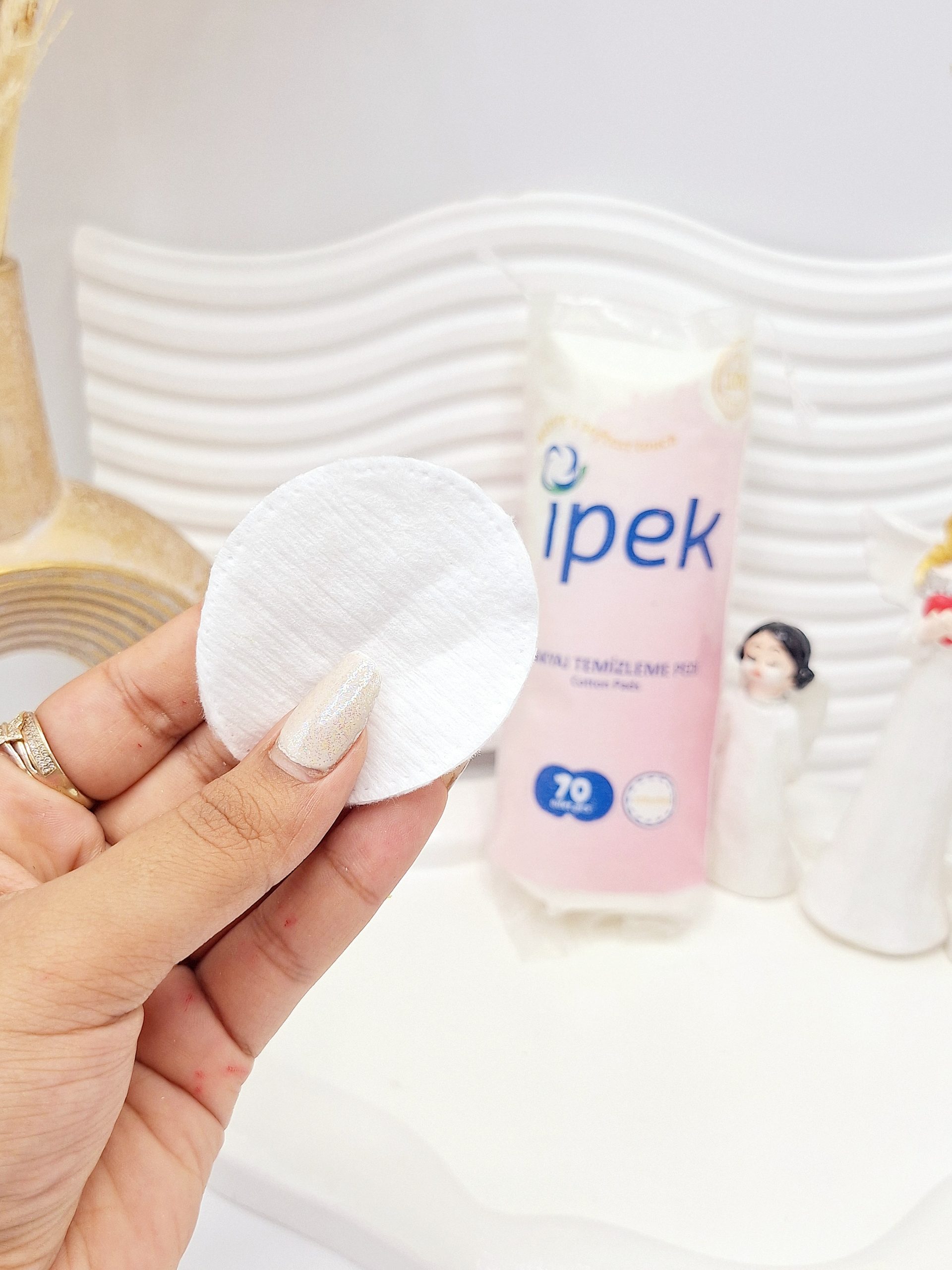 پد آرایش پاک کن 70عددی برند ipek کد 196