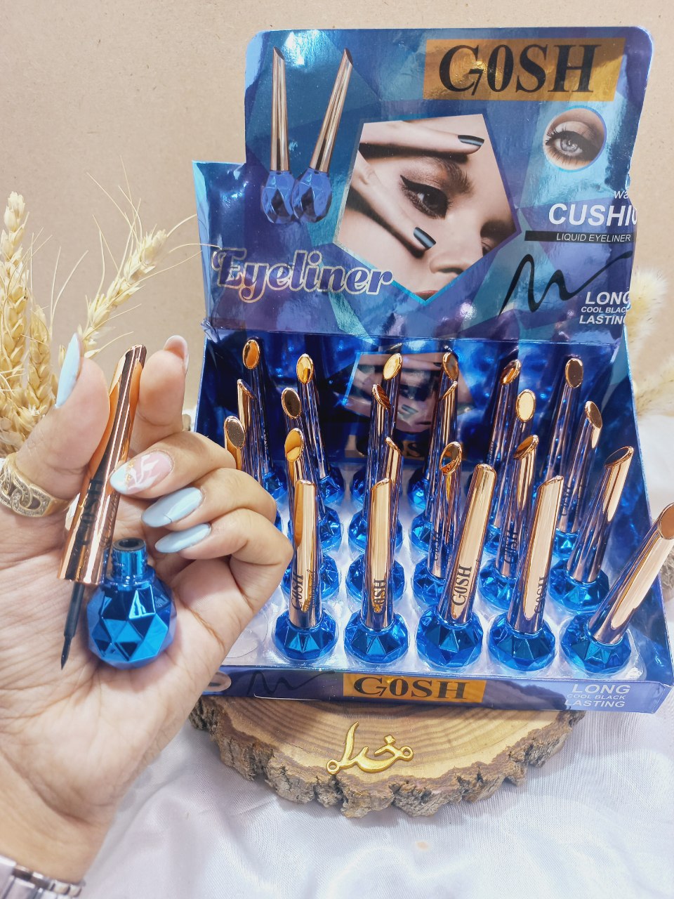 خط چشم پرطرفدار ماژیکی طرح الماسی برند گاش GOSH کدG001