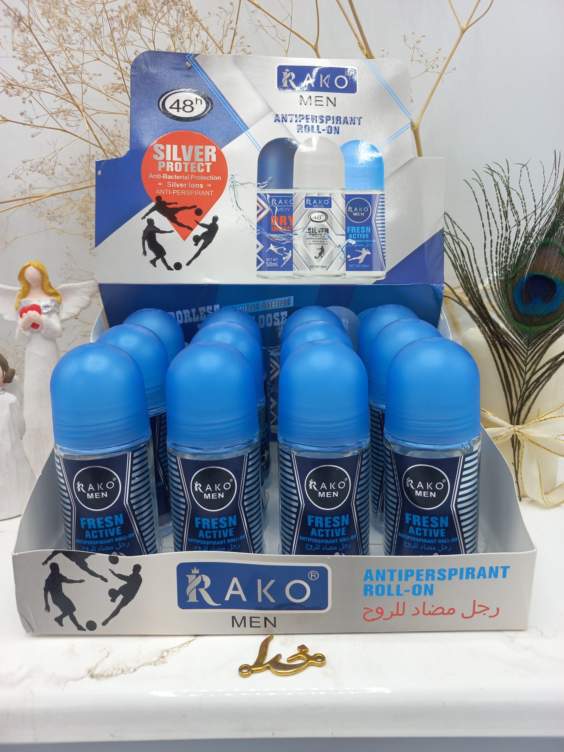 مام رولی 48 ساعته زیر بغل ضدتعریق مردانه راکو RAKO MEN اصلی کد RK1117