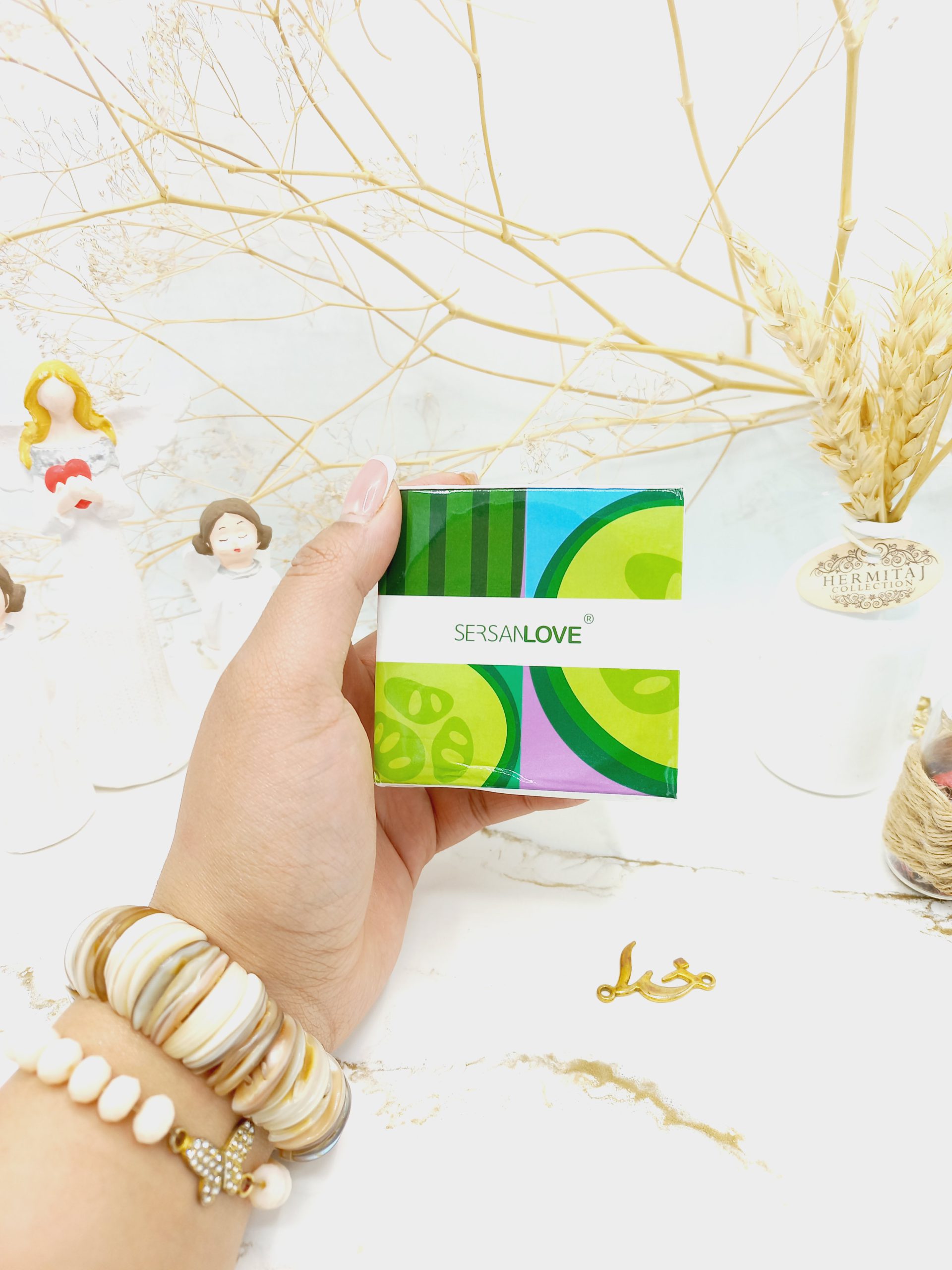 مود ماسک ( ماسک گچی ) صورت کاسه ای عصاره خیار سرسان لاو 100 گرم