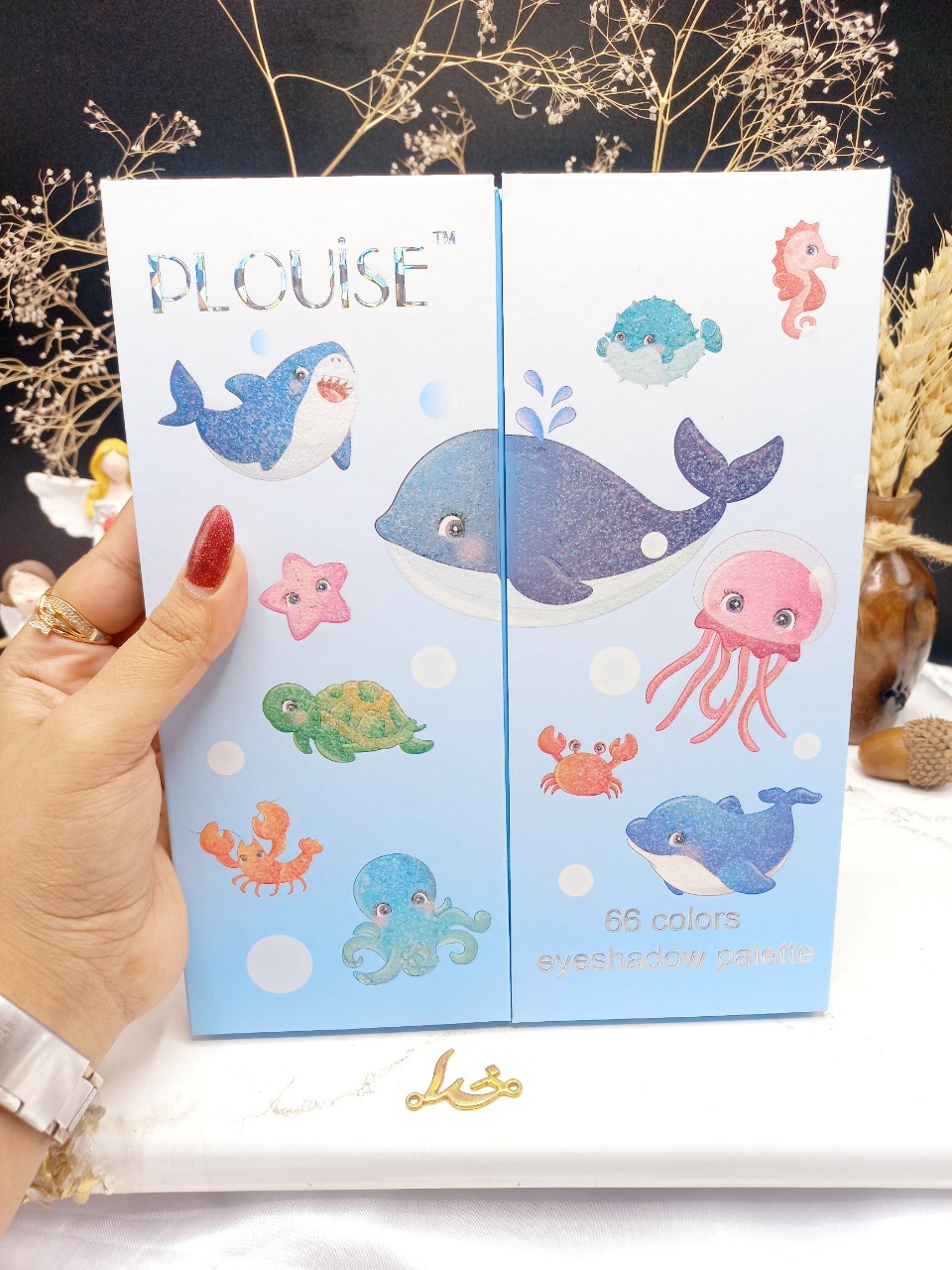 پالت سایه ۶۶ رنگ دلفینی برند پلیویز PLOUISE کد TZY_0014