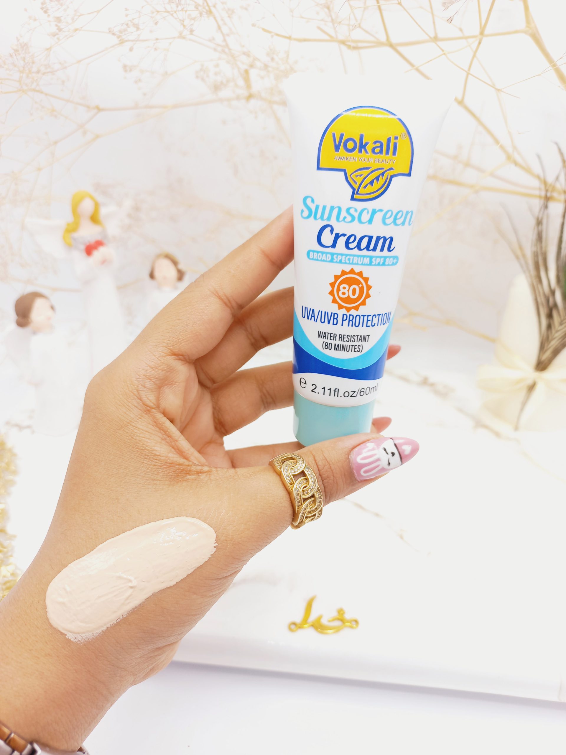 ضدآفتاب وکالی سان کرمVokali Spf 80 کد cx7253