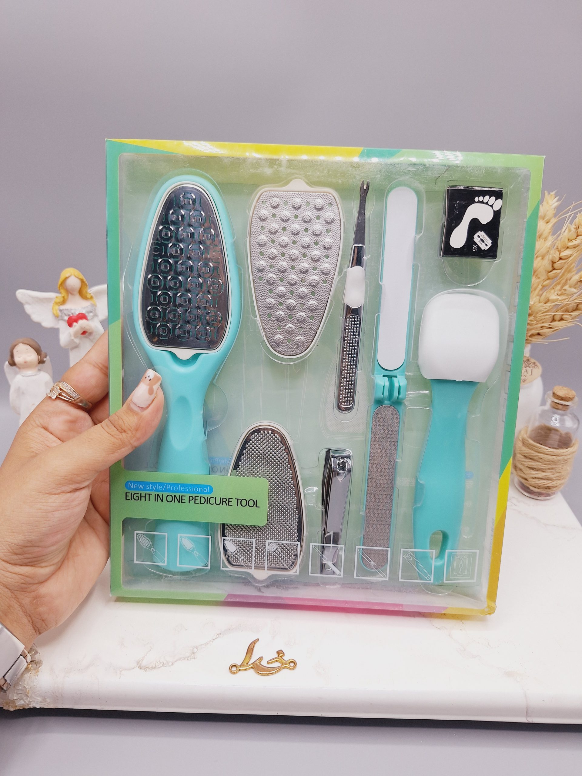 ست پک 8 تیکه حرفه ای مانیکور