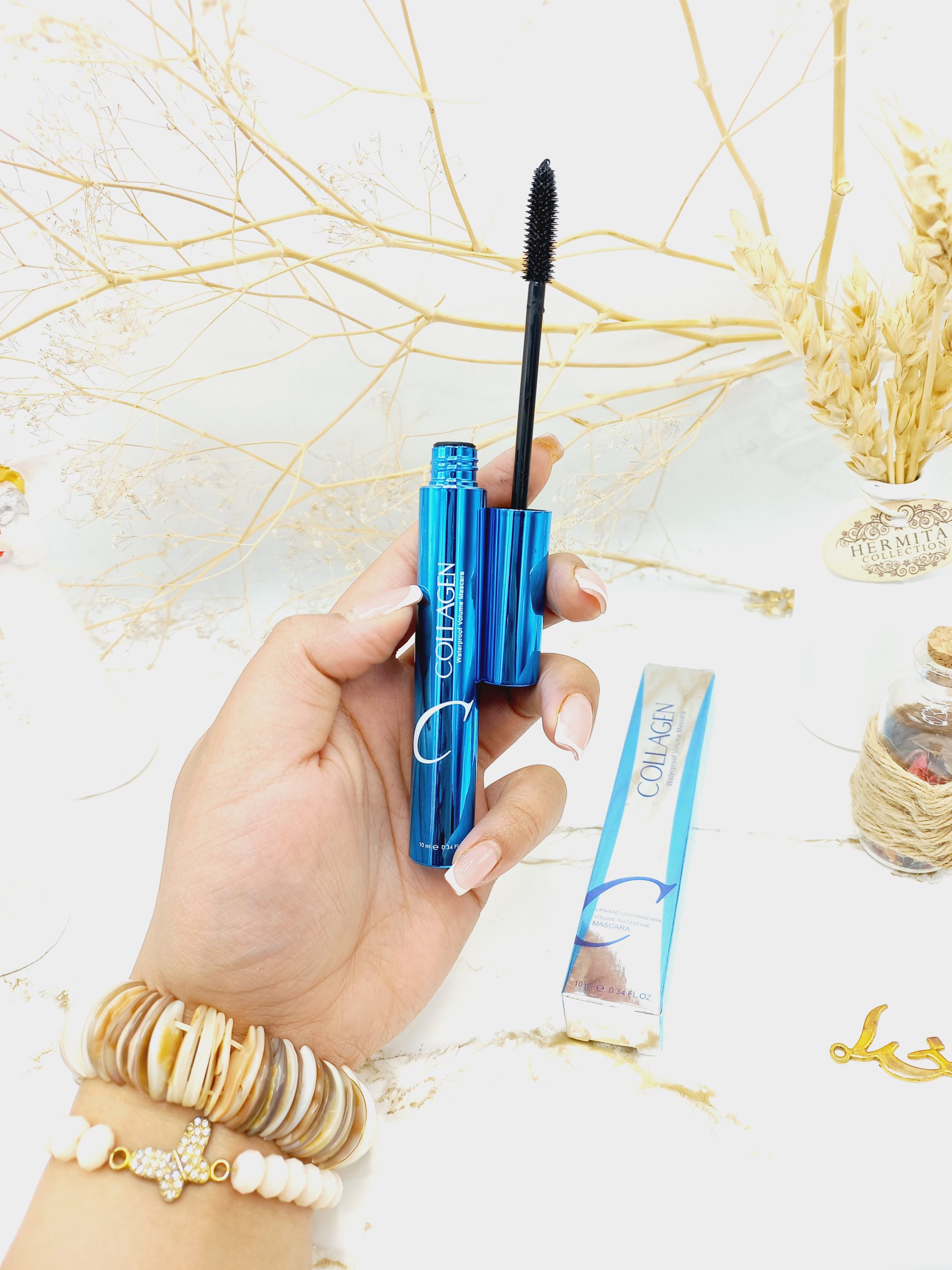 ریمل حجم دهنده و ضد آب برند کلاژن COLLAGEN کد HL027