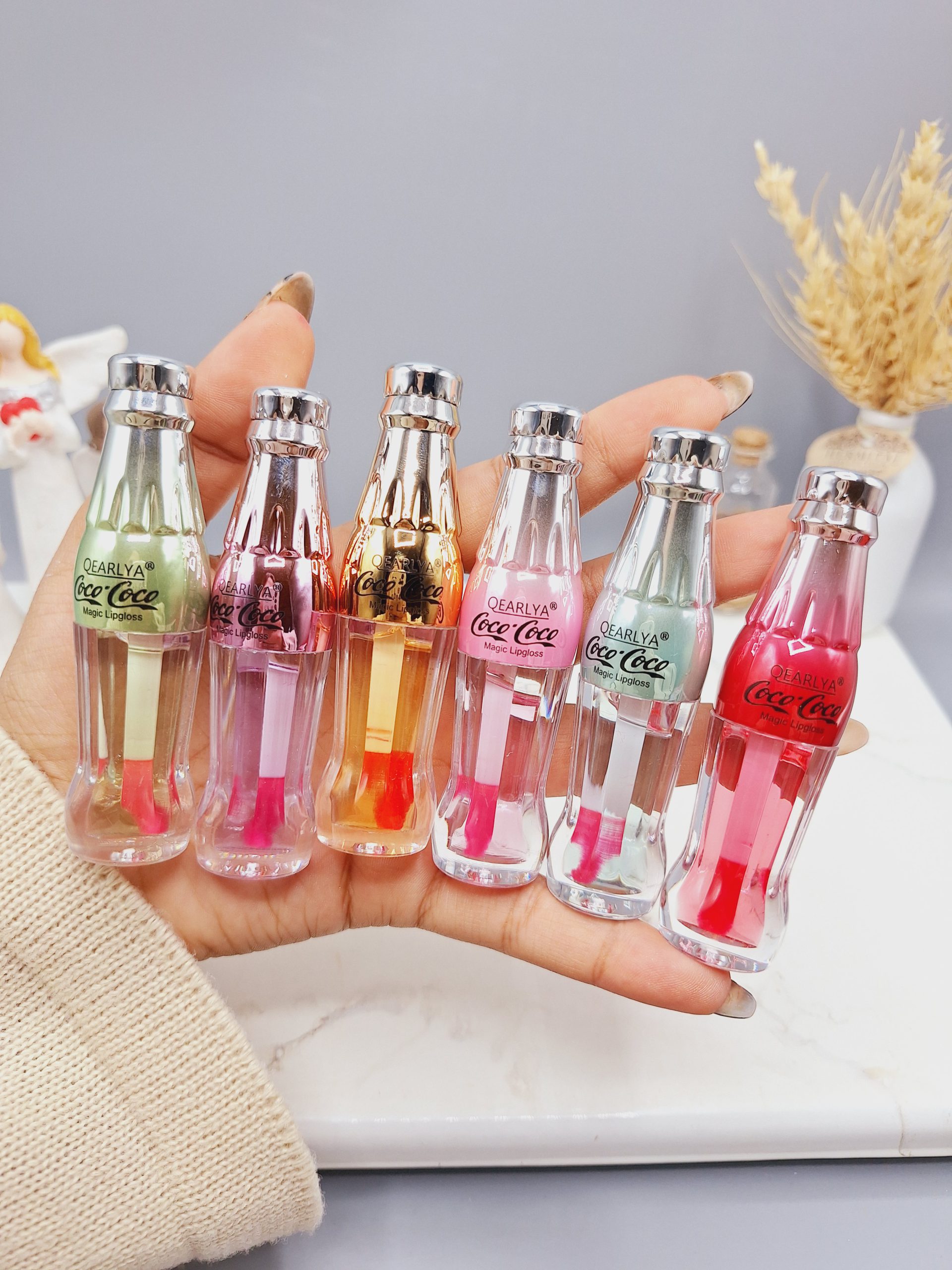 برق لب طرح بطری نوشابه ای برند ‏QEARLYA‏ کد 7202