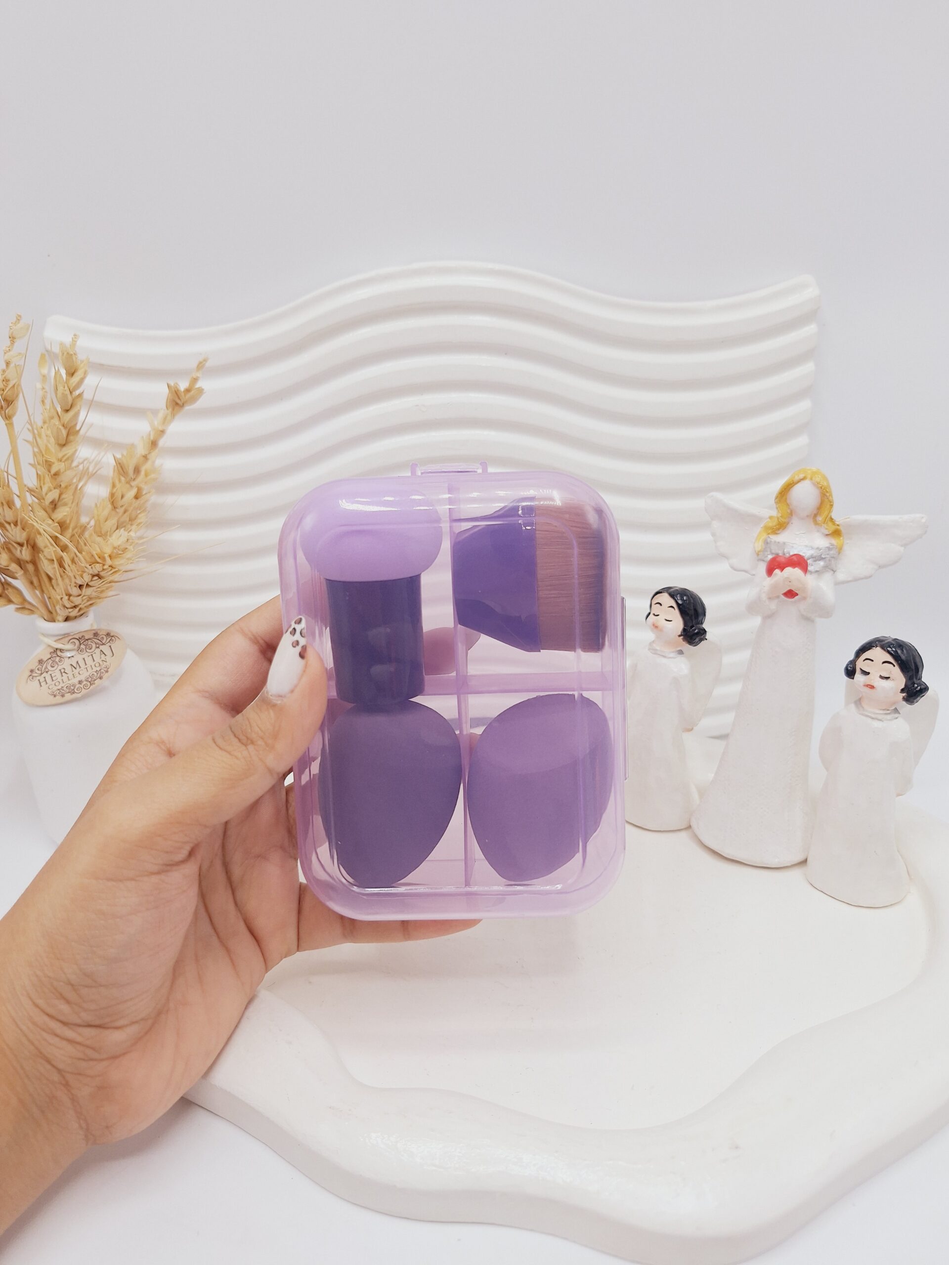 باکس جعبه ای بیوتی بلندر و براش (بنفش)