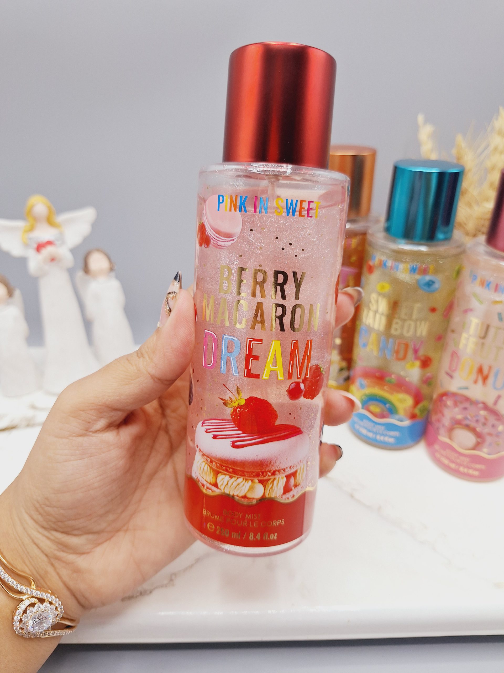 بادی اسپلش کاپ کیکی حجم 250میل برند PINK IN SWEET