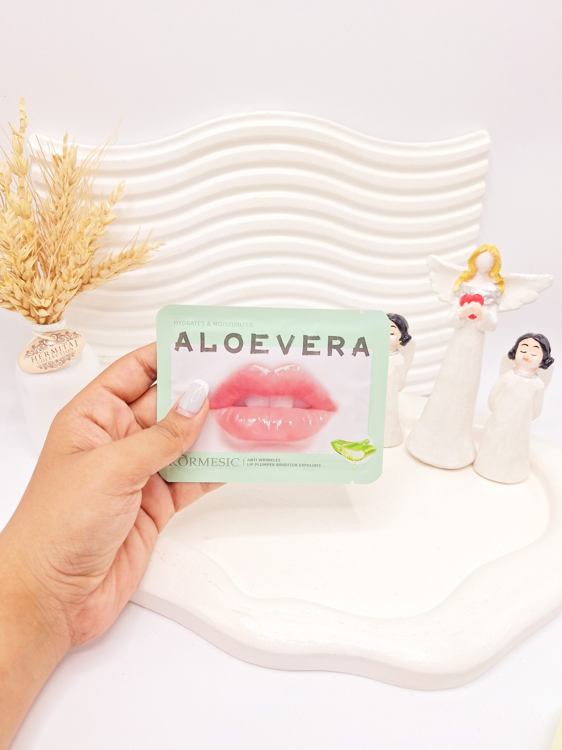 ماسک ورقه ای لب آلوئه ورا KORMESIC کد 0863