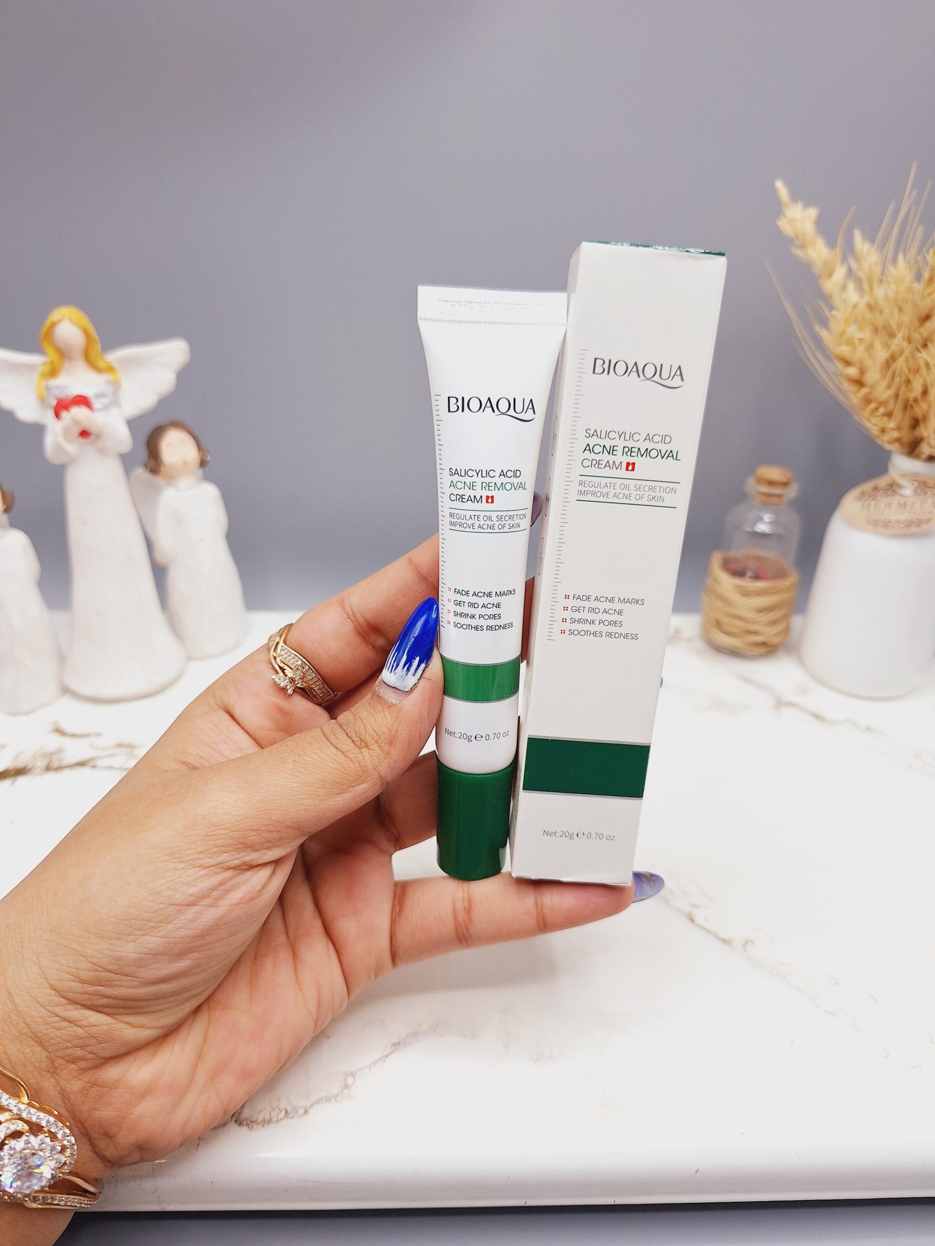 کرم ضد جوش سالسیلیک اسید بیوآکوا درمان جوش و آکنه و منافذ باز حجم ۲۰ گرم کد 42552