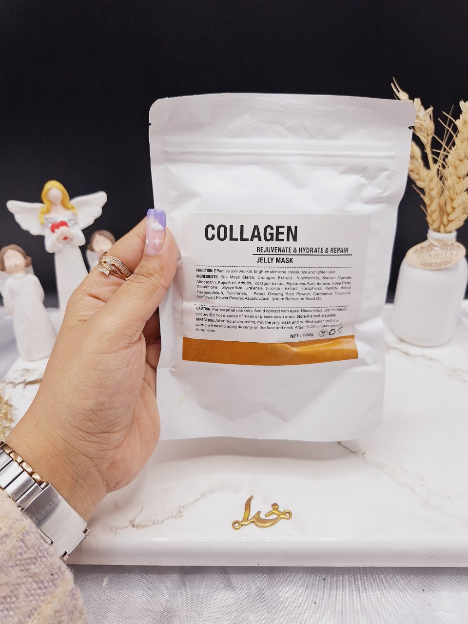 ماسک ژله ای 100g کلاژن COLLAGEN ساخت چین