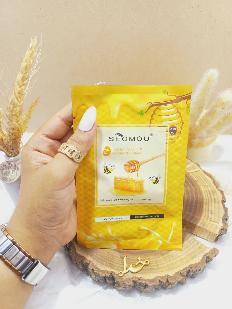 ماسک آبرسان ورقه‌ای عسل SEOMOU کد 720964