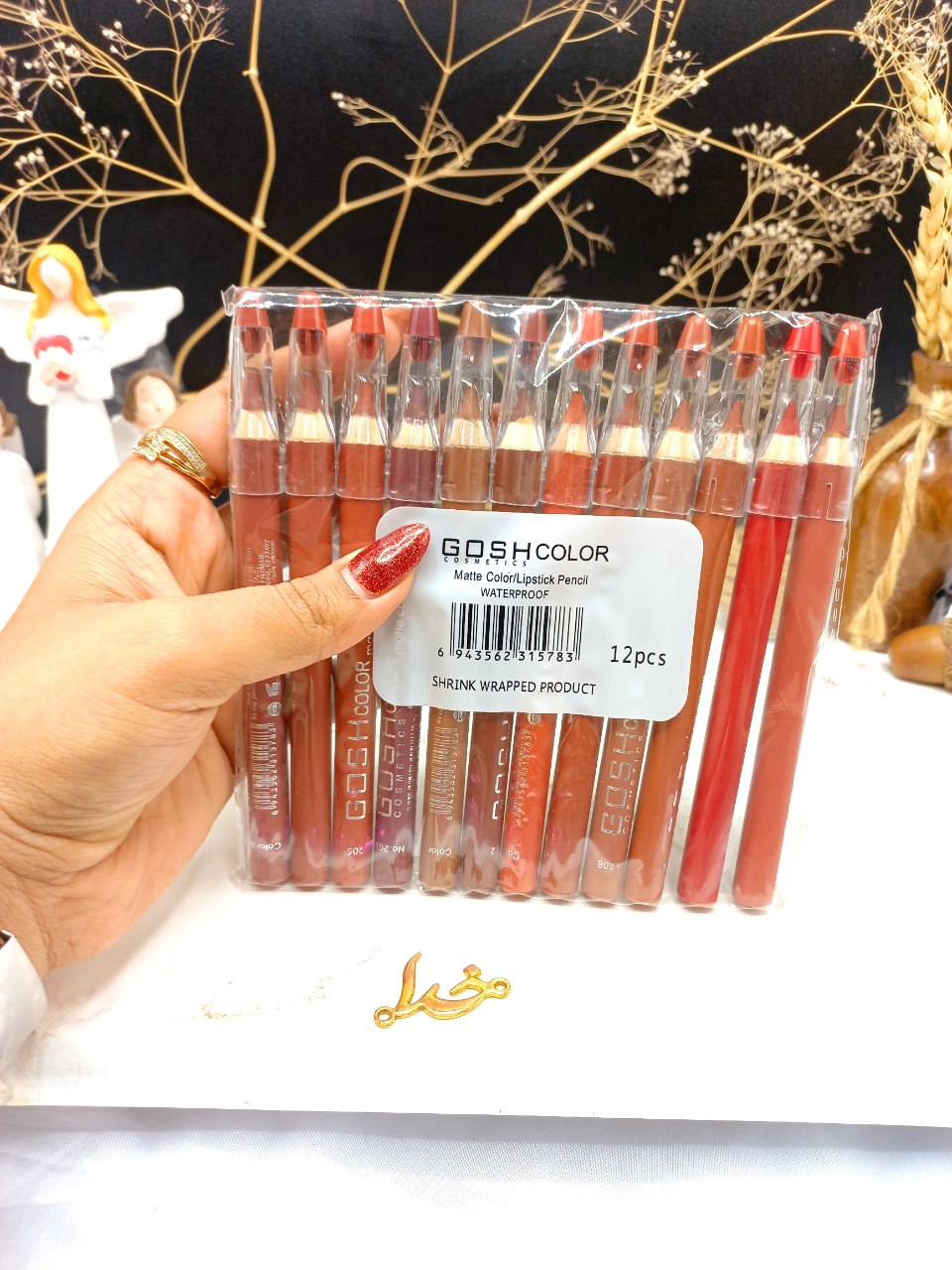 رژ مدادی تراش دار برند گاش GOSH 5783