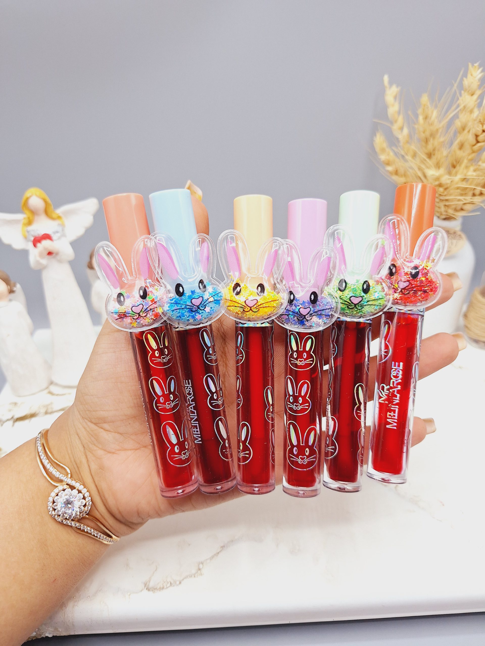 تینت لب طرح پیشی برند MEINLAROSE کد 7009