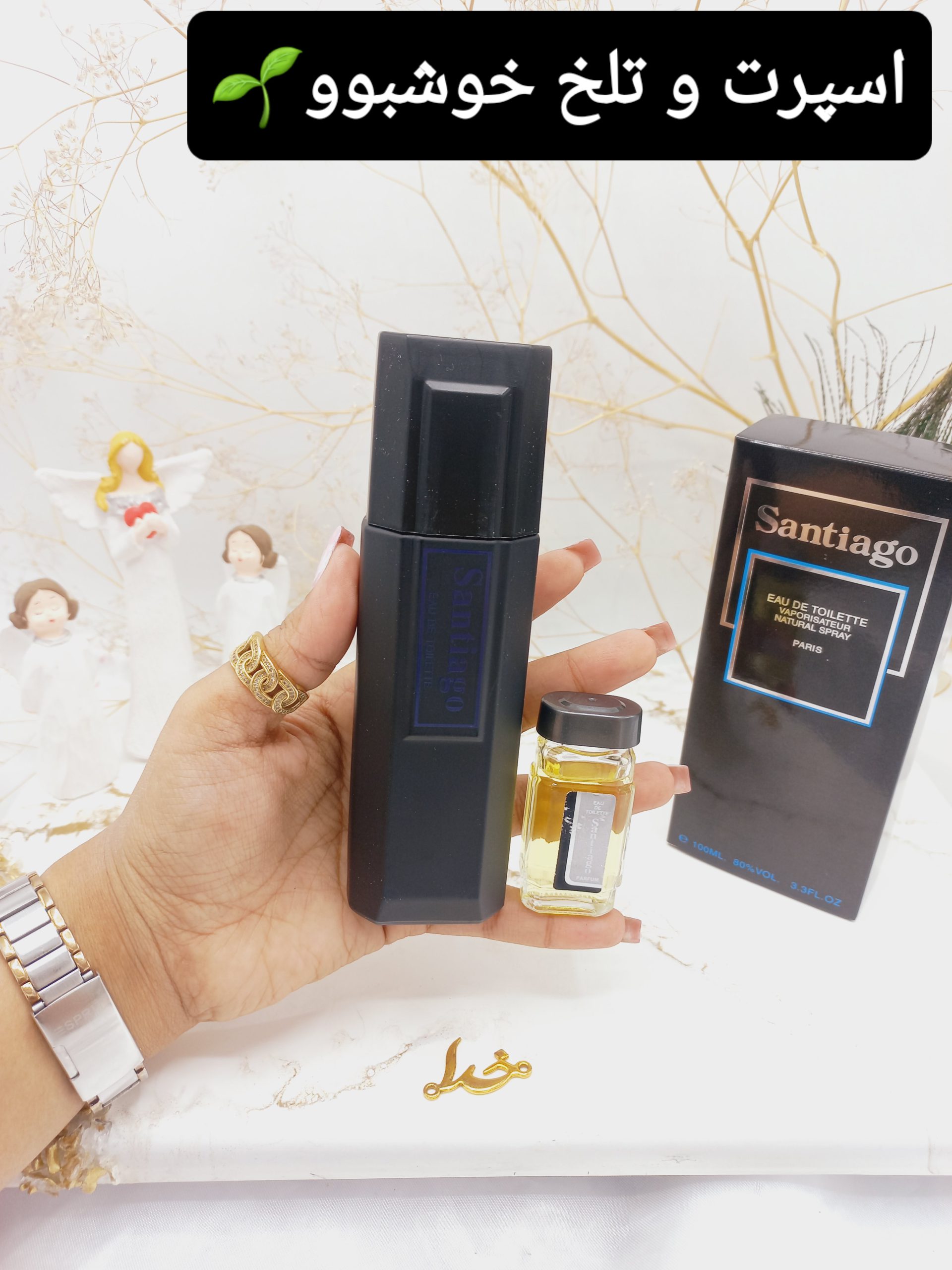 ادکلن سانتیاگو 100میل مردانه رایحه گرم و معطر کد 3191