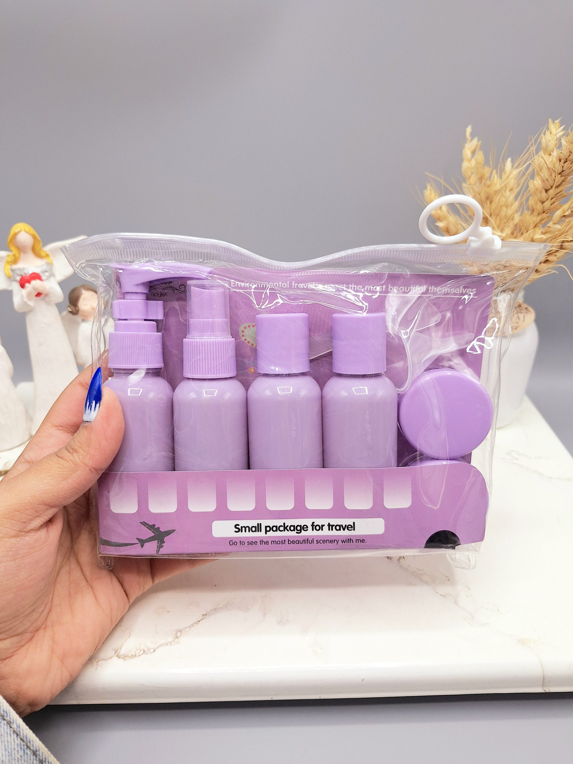 پک 8 عددی بطری مسافرتی پاستیلی کد YP-818