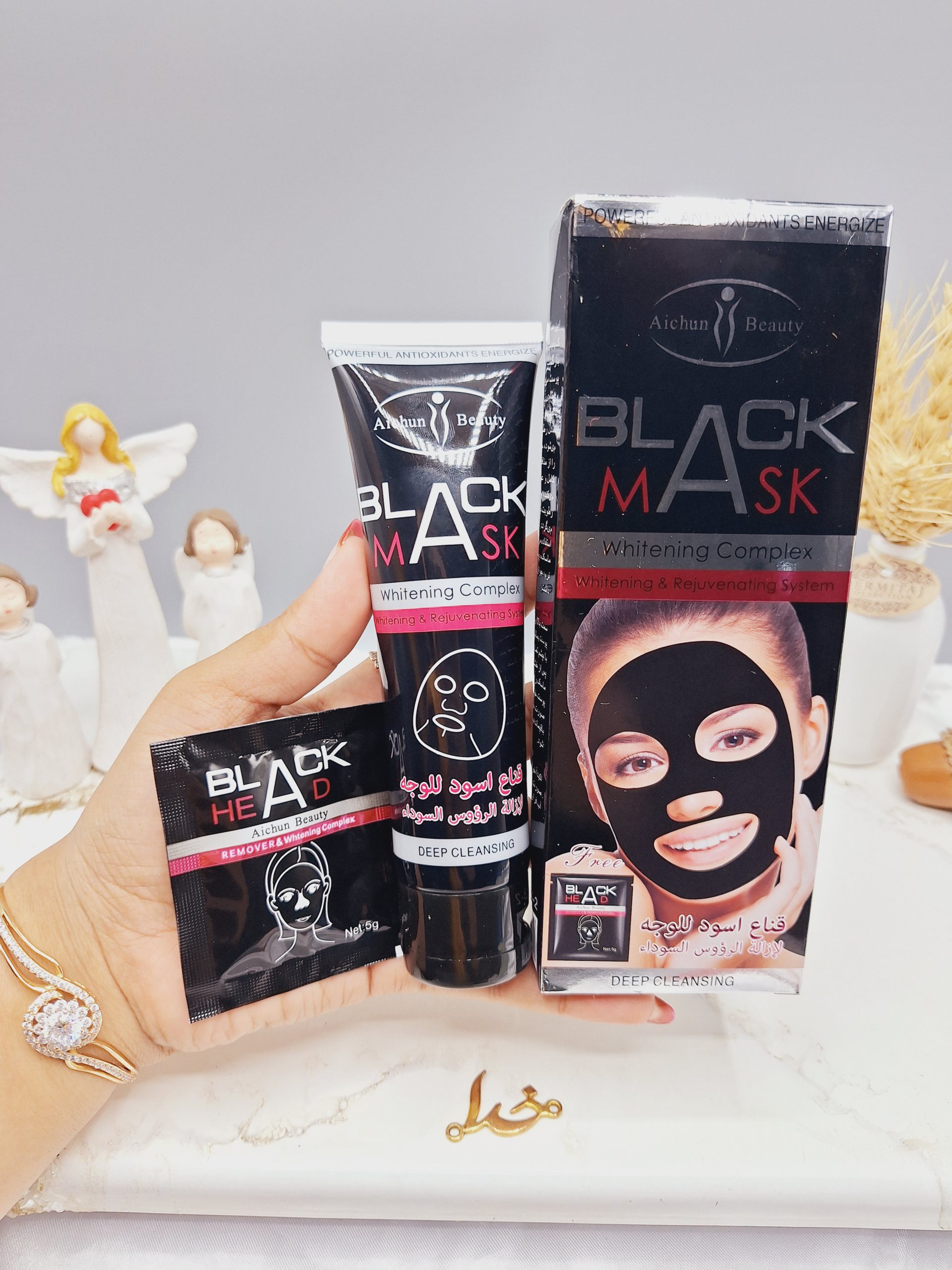 بلک ماسک تیوپی چوب ذغال آیچون بیوتی Aichun Beauty کد AS203-2