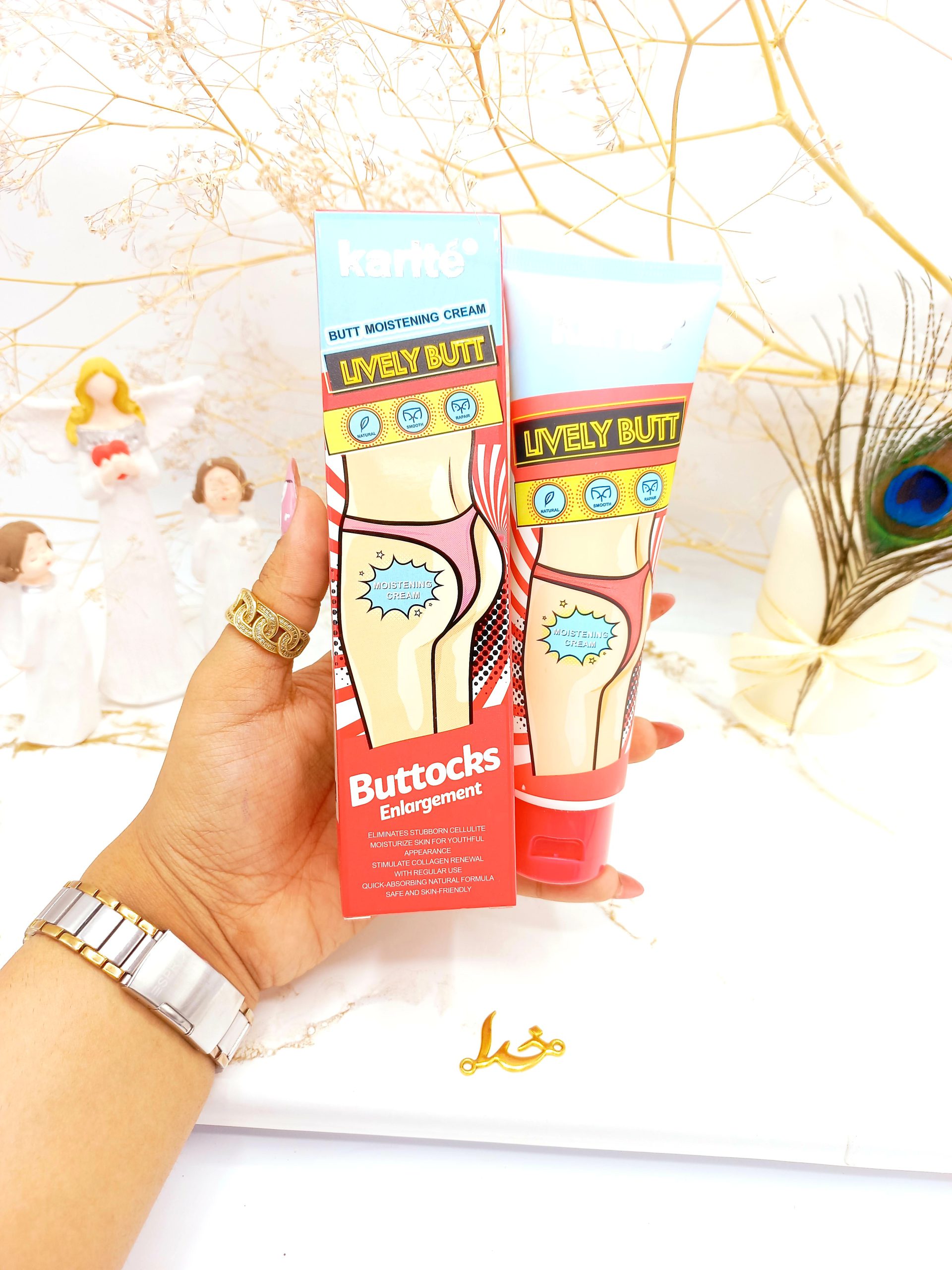 کرم روشن کننده ضد جوش و لیفتینگ باسن کاریته Katie کد 141547