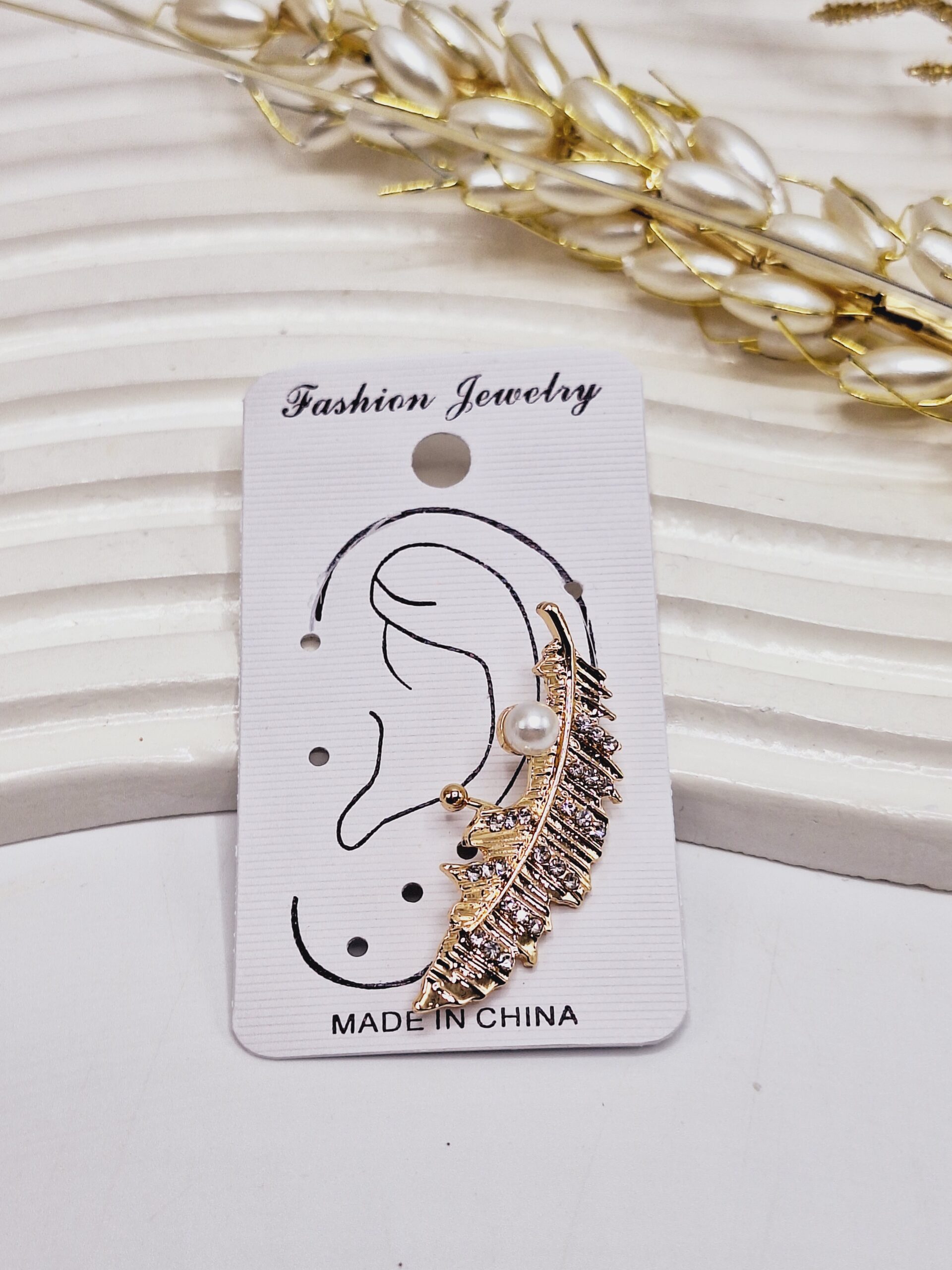 ایرکاف طرح برگ زیبا طلایی