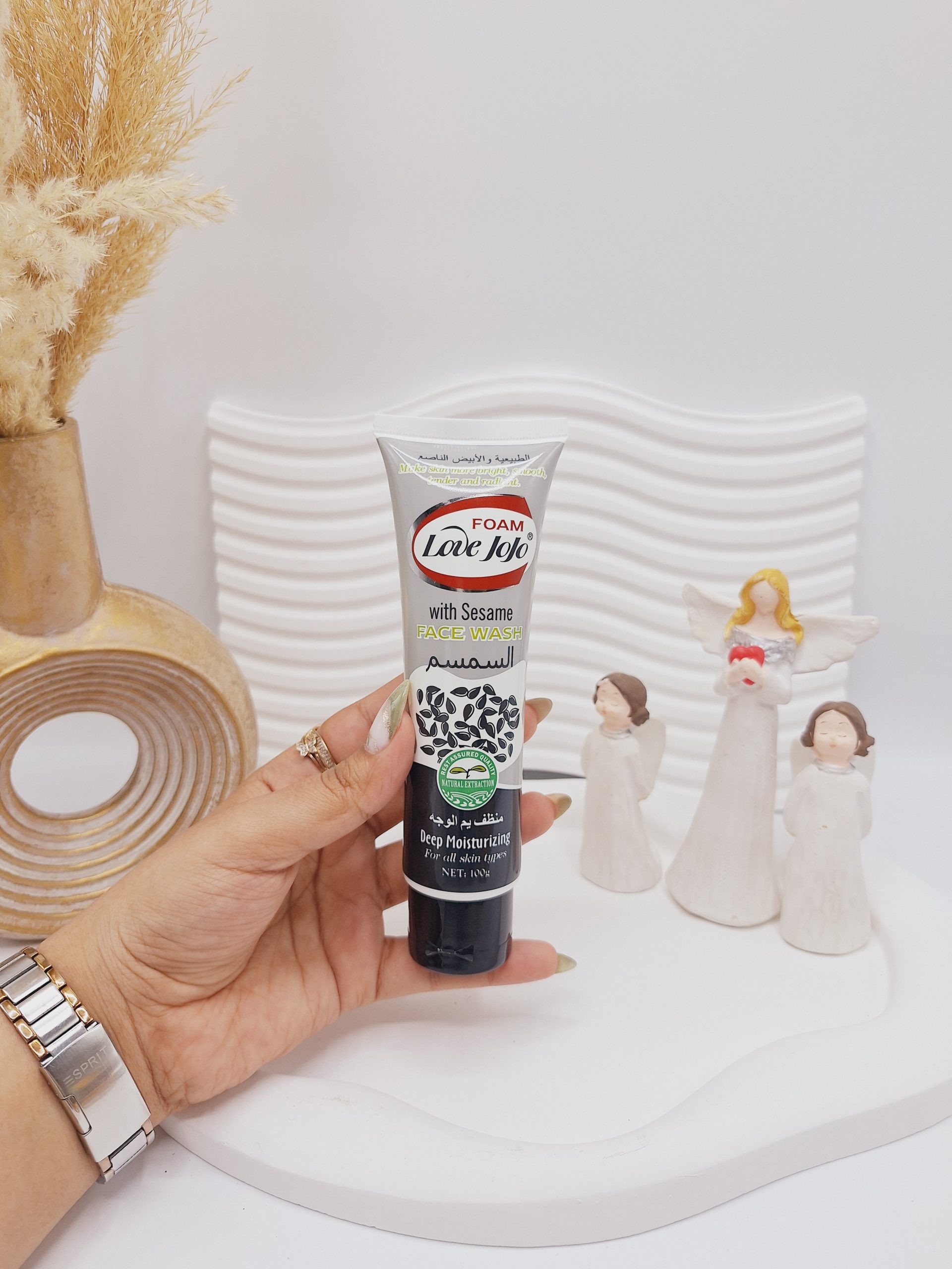 فوم شستشو روشن کننده قهوه برند Lovejojo کد 1883