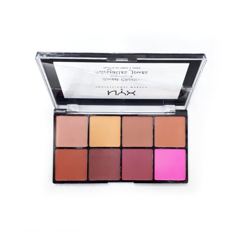 پالت رژ گونه 8 عددی برند NYX | پخش عمده