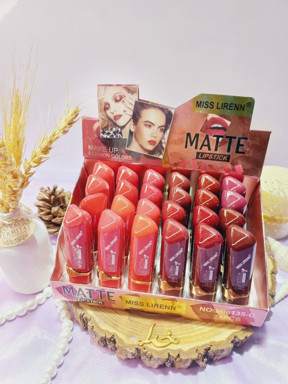 رژ جامد پرطرفدار میس لرن مات MISS LIRENN کد MI6135