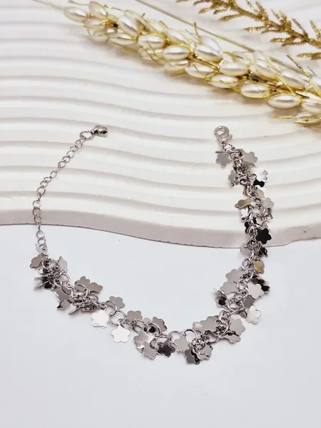 پابند پولکی آویز ستاره ای آبکاری رادیوم