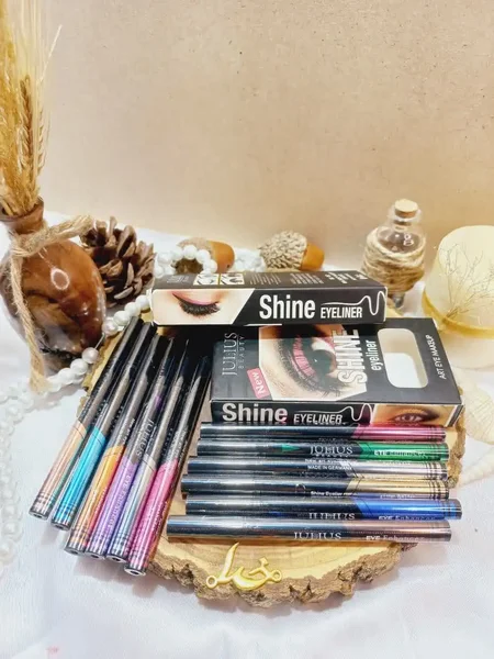 خط چشم ماژیکی رنگی شاین دار جیلیوس بیوتی JULIUS BEAUTY کد9833