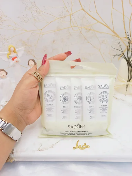 پک پنج عددی کرم دست شیر حیوانات برند سادور sadoer کد SD90640