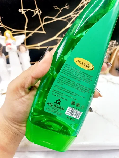 ژل آلوئه ورا شاخکی آبرسان پوست 99درصد برند مکس لیدی Max lady کد MX_2424